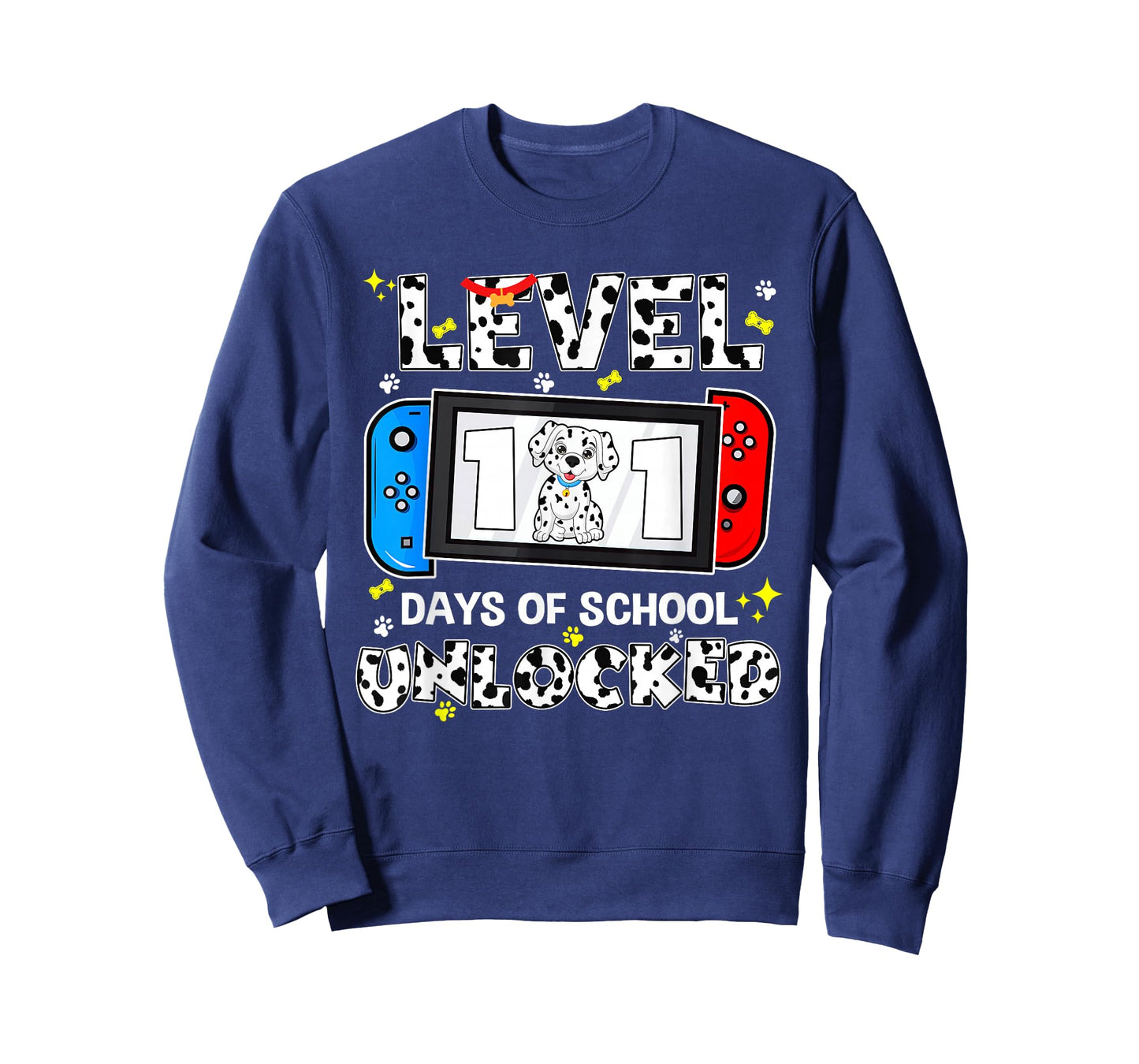 100 Days of School Level Unlocked Gaming 100th Day of School T-Shirt