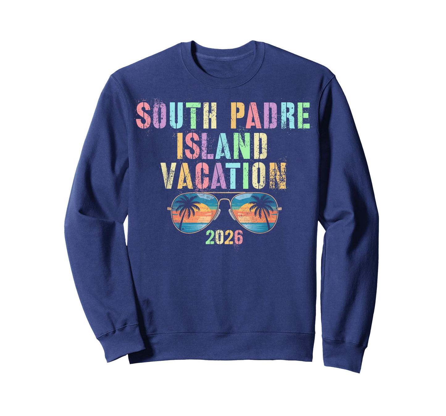 Vintage South Padre Island Vacation 2026 Vacay Swim Travel T-Shirt