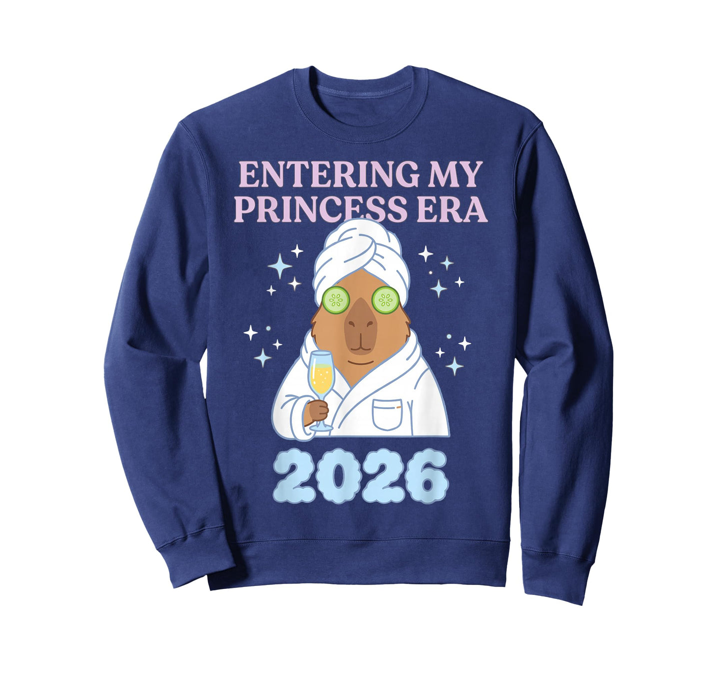 Entering My Princess Era 2026 Capybara Spa New Year T-Shirt