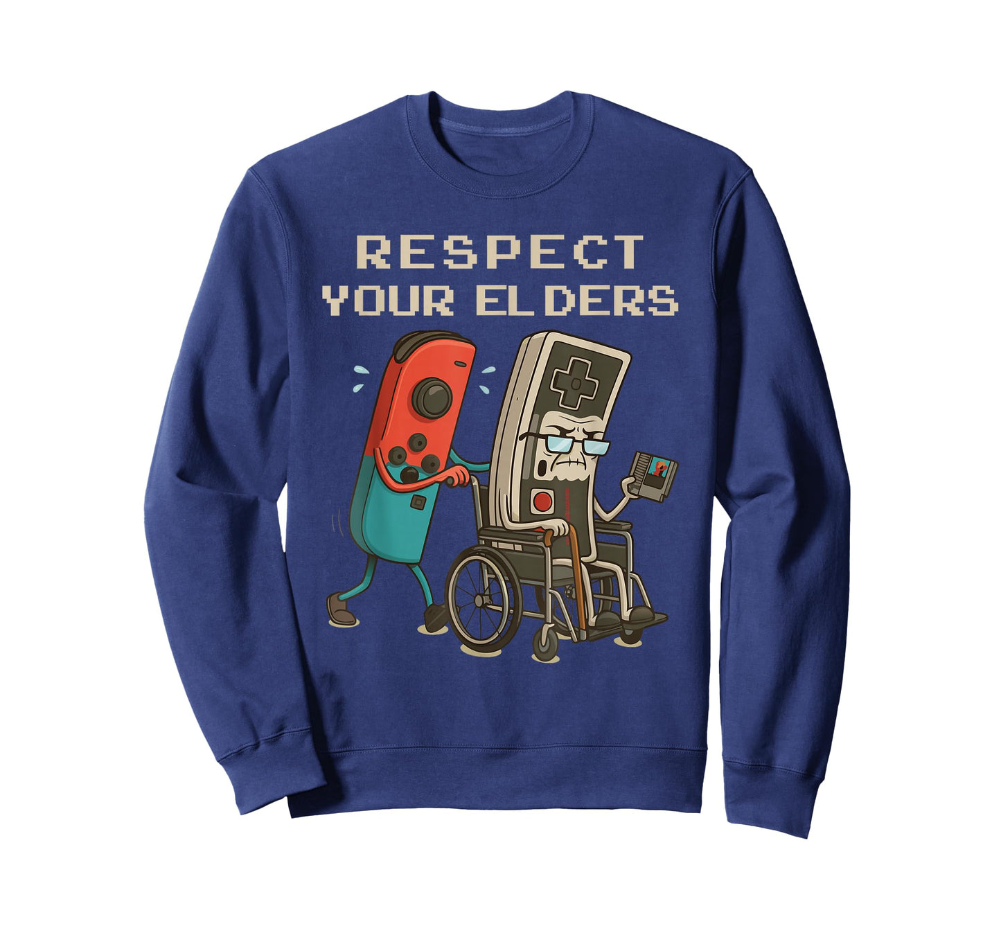Respect Your Elders Retro Gaming Funny Gamer Controller 80s T-Shirt