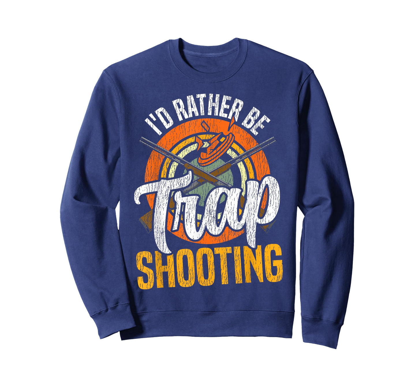 Shotgun Skeet Trap Clay Pigeon Shooting Retro Vintage I'd T-Shirt