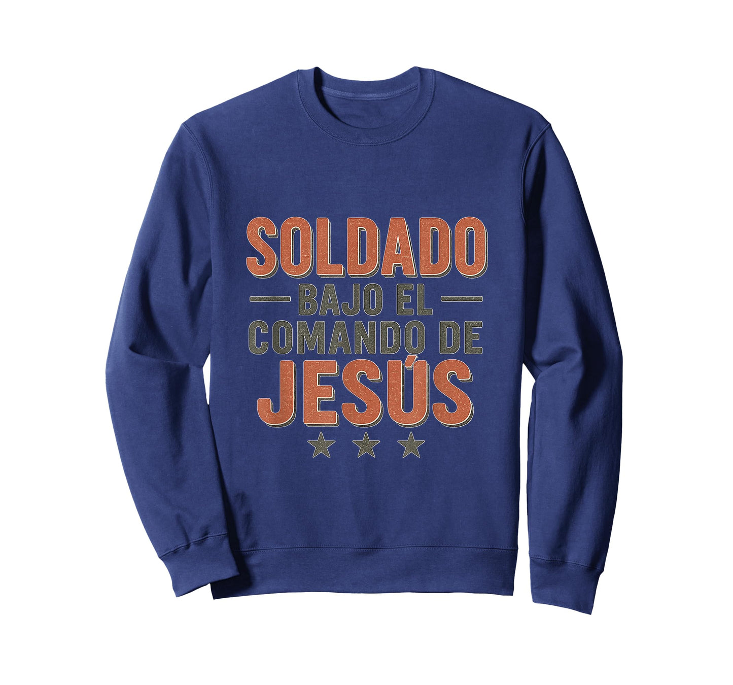 Soldado Bajo El Comando De Jesús Graphic Design T-Shirt
