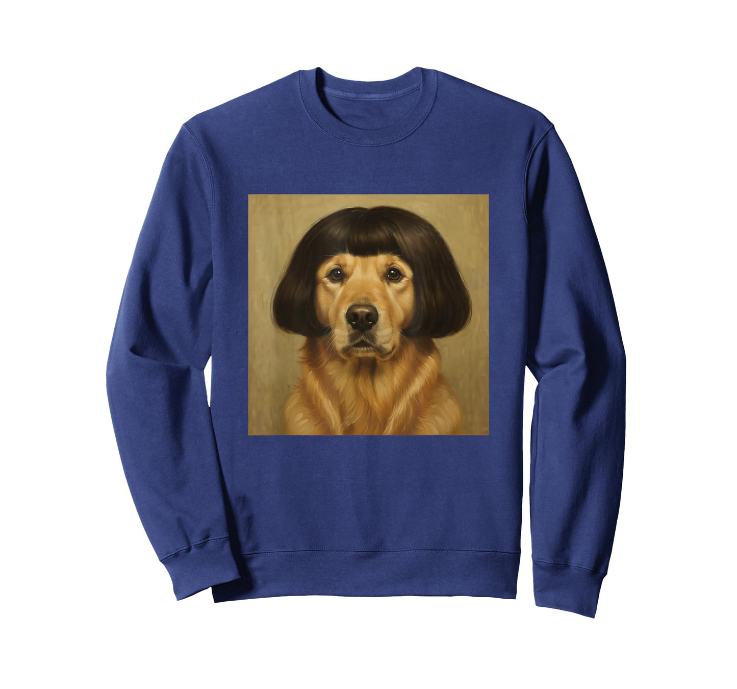 Funny Golden Retriever Bob Haircut Dog Meme Men Women Kids T-Shirt
