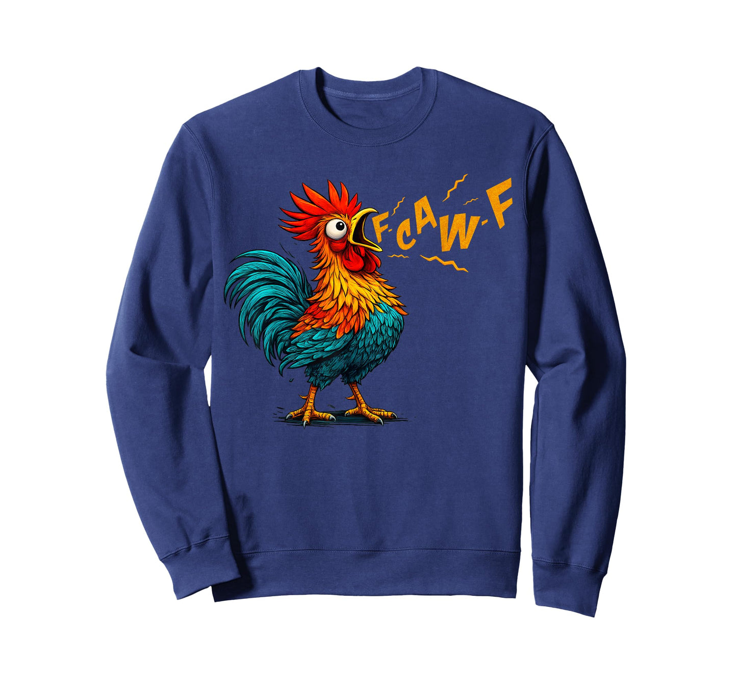 Funny Bird Fcawf Chicken F Caw F Rooster Whisperer Fawk Off T-Shirt