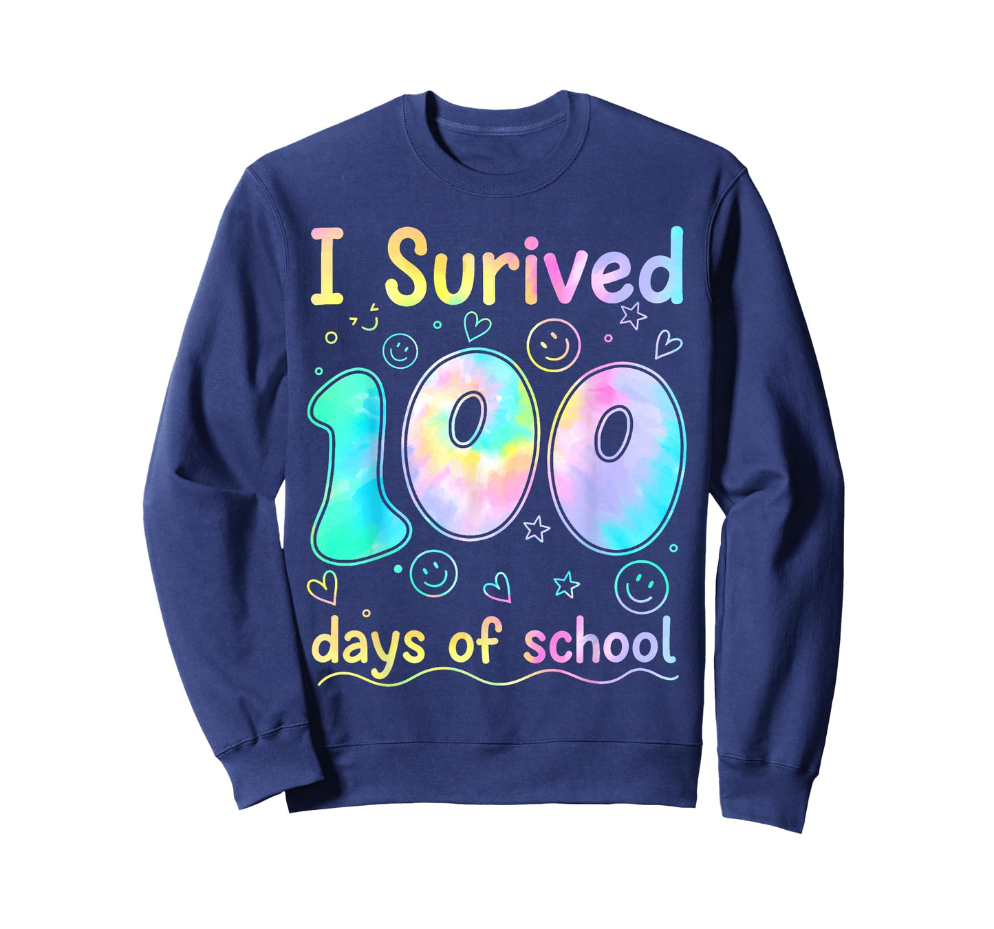 I Survived 100 Days of School Students Teachers 100th Day T-Shirt