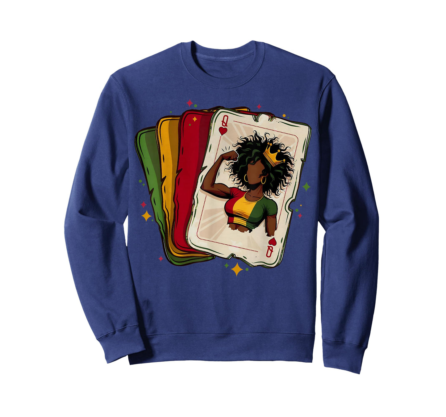 Afro Queen Black Woman African Melanin Black History Month T-Shirt