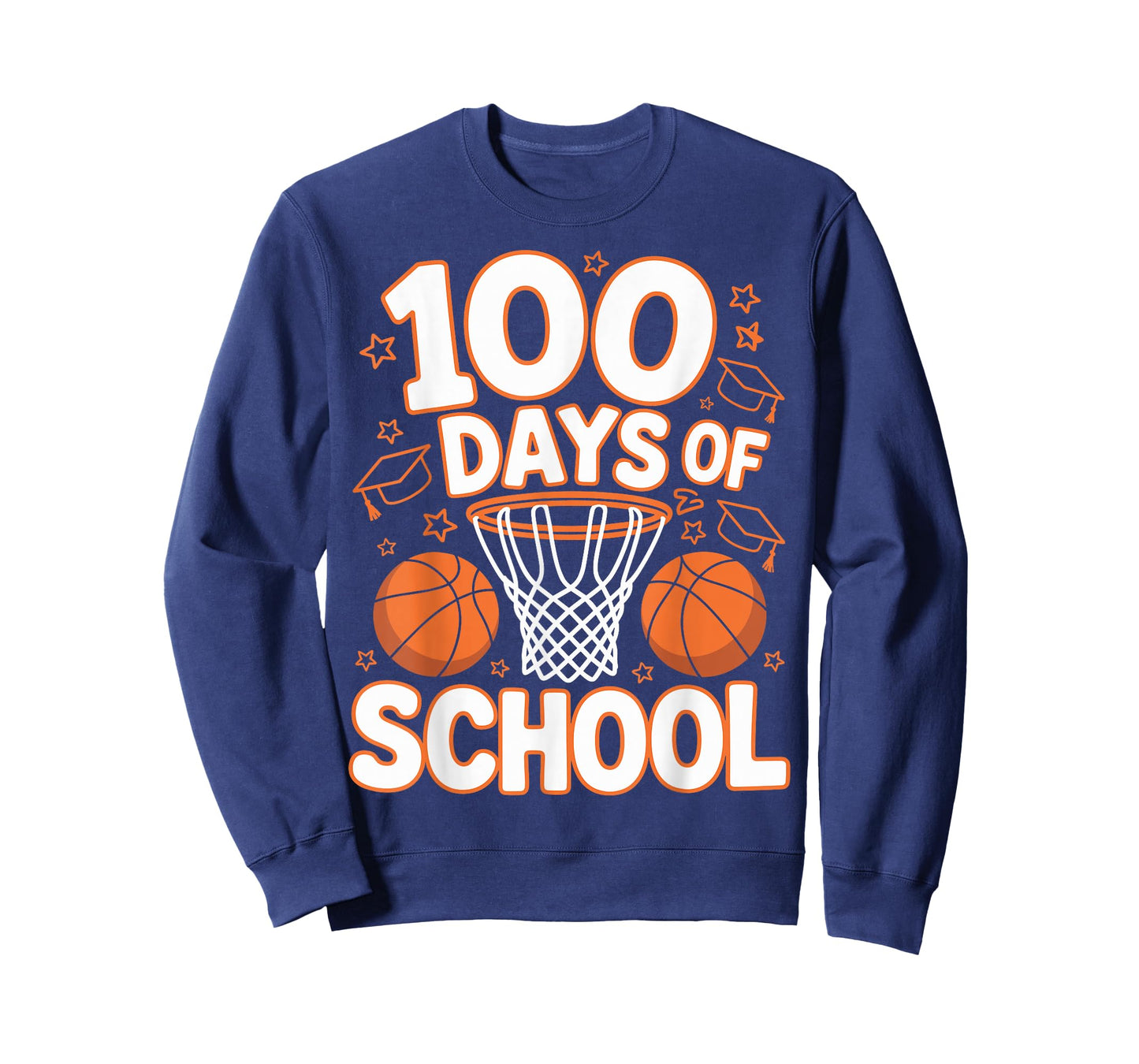 100th Day of School Teacher Basketball 100 Days of School T-Shirt