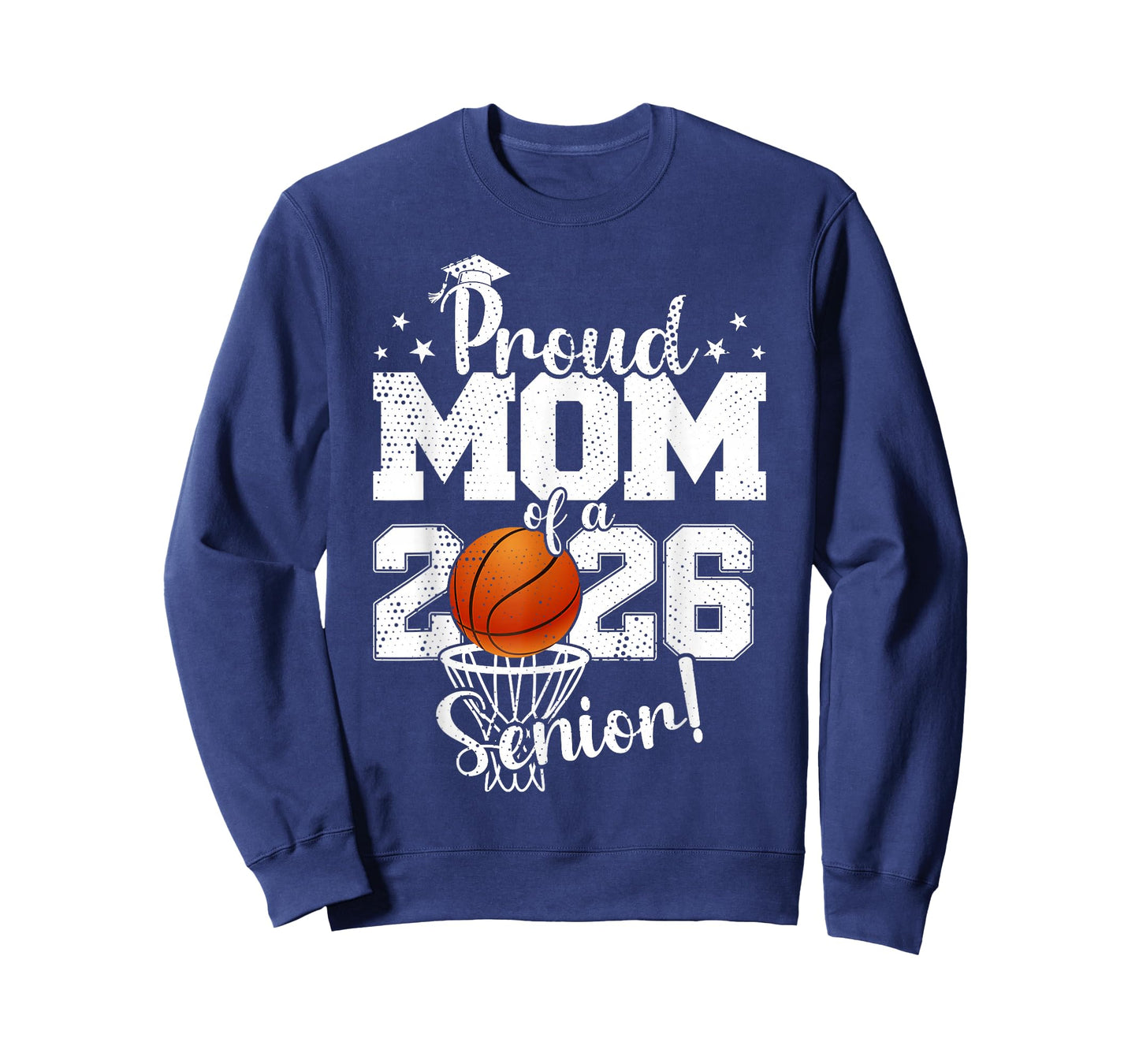Proud Mom of A 2026 Senior Basketball Class Graduation T-Shirt