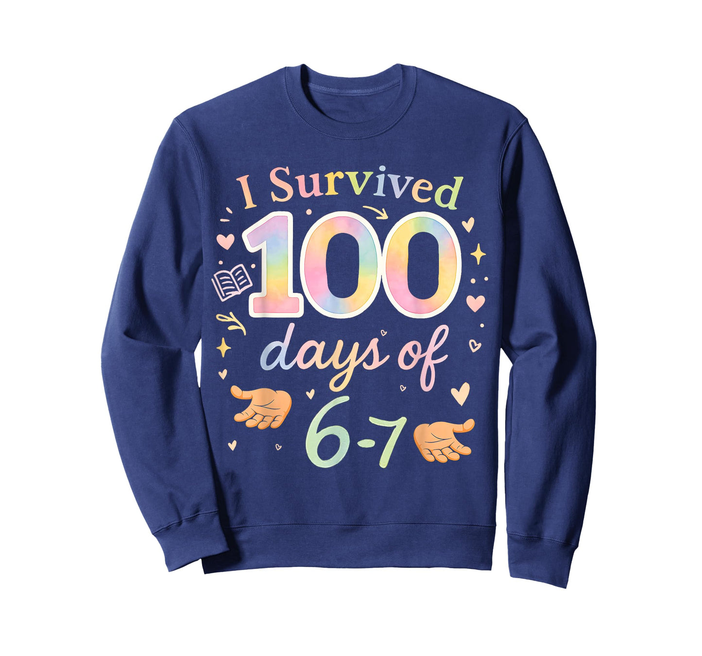 Funny 67 100th Day of School Teacher 100 Days 6 7 Meme 6-7 T-Shirt