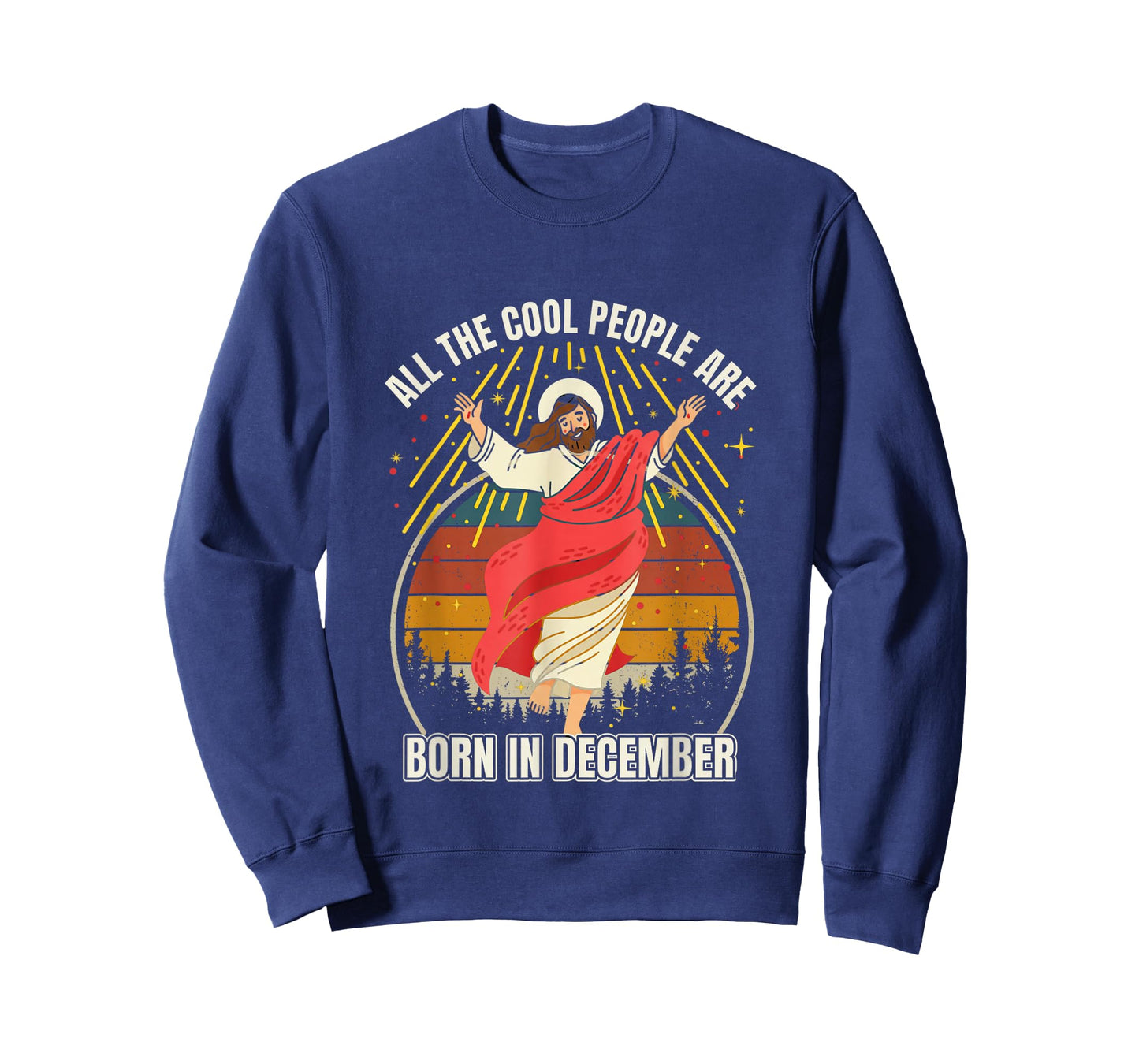 Funny Cool People are Born in December Christmas Bday T-Shirt
