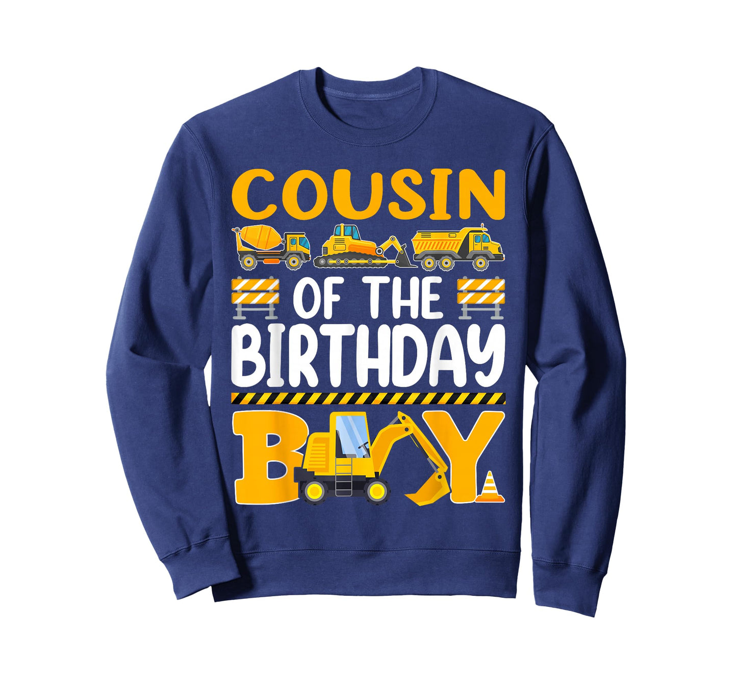 Cousin of The Birthday Boy Construction Birthday Party T-Shirt