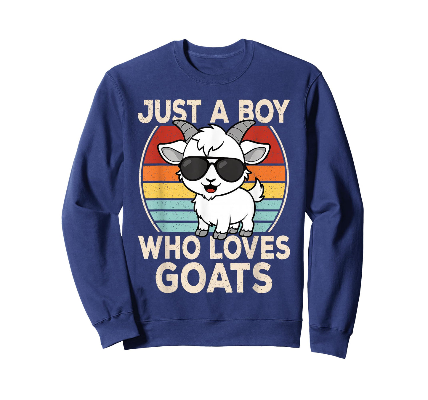 Just A Boy Who Loves Goats Goat Lover Boys Kids T-Shirt