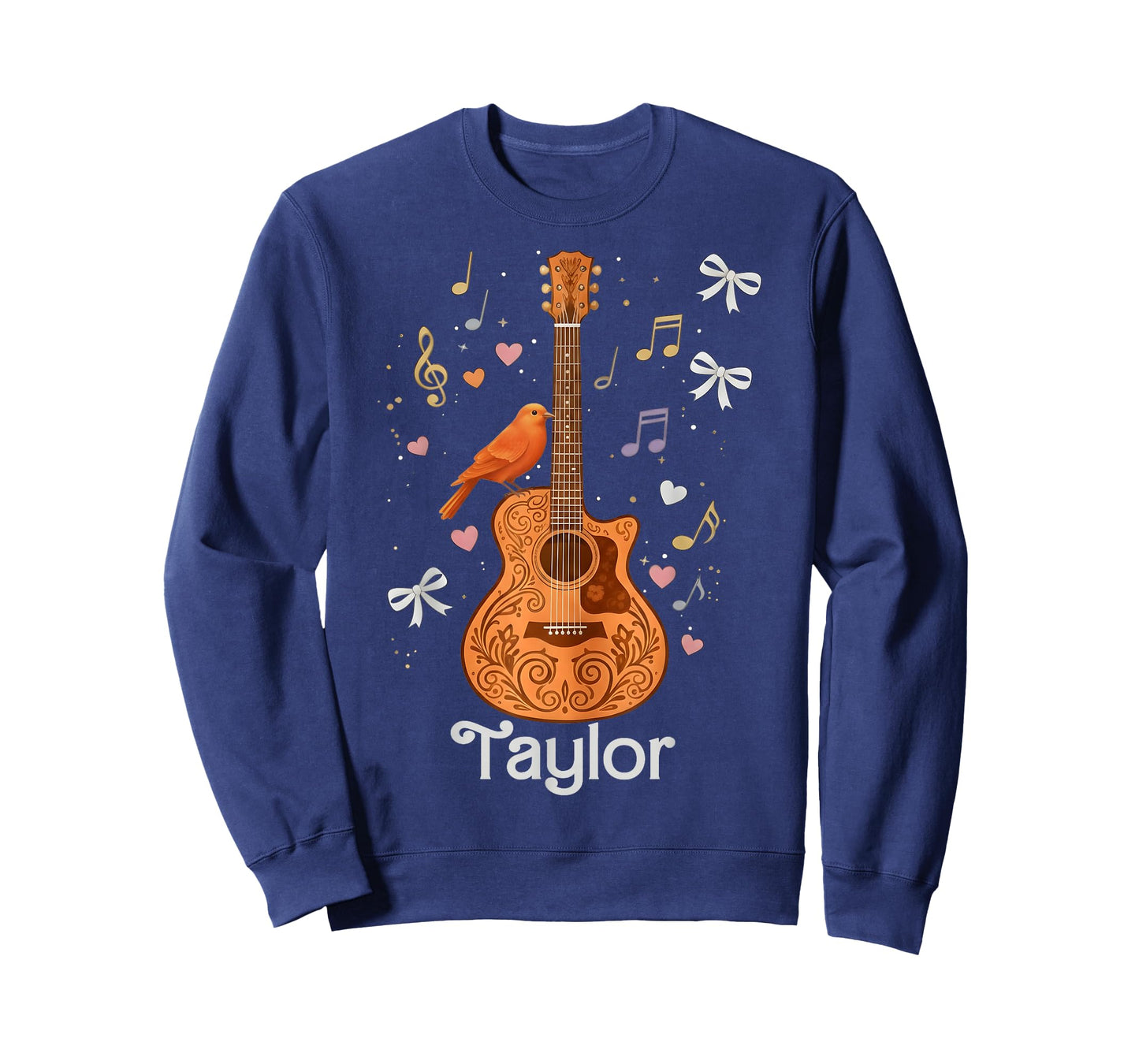 Taylor Bird Bow Heart Outfit Youth Women Teen Girl Name 80's T-Shirt