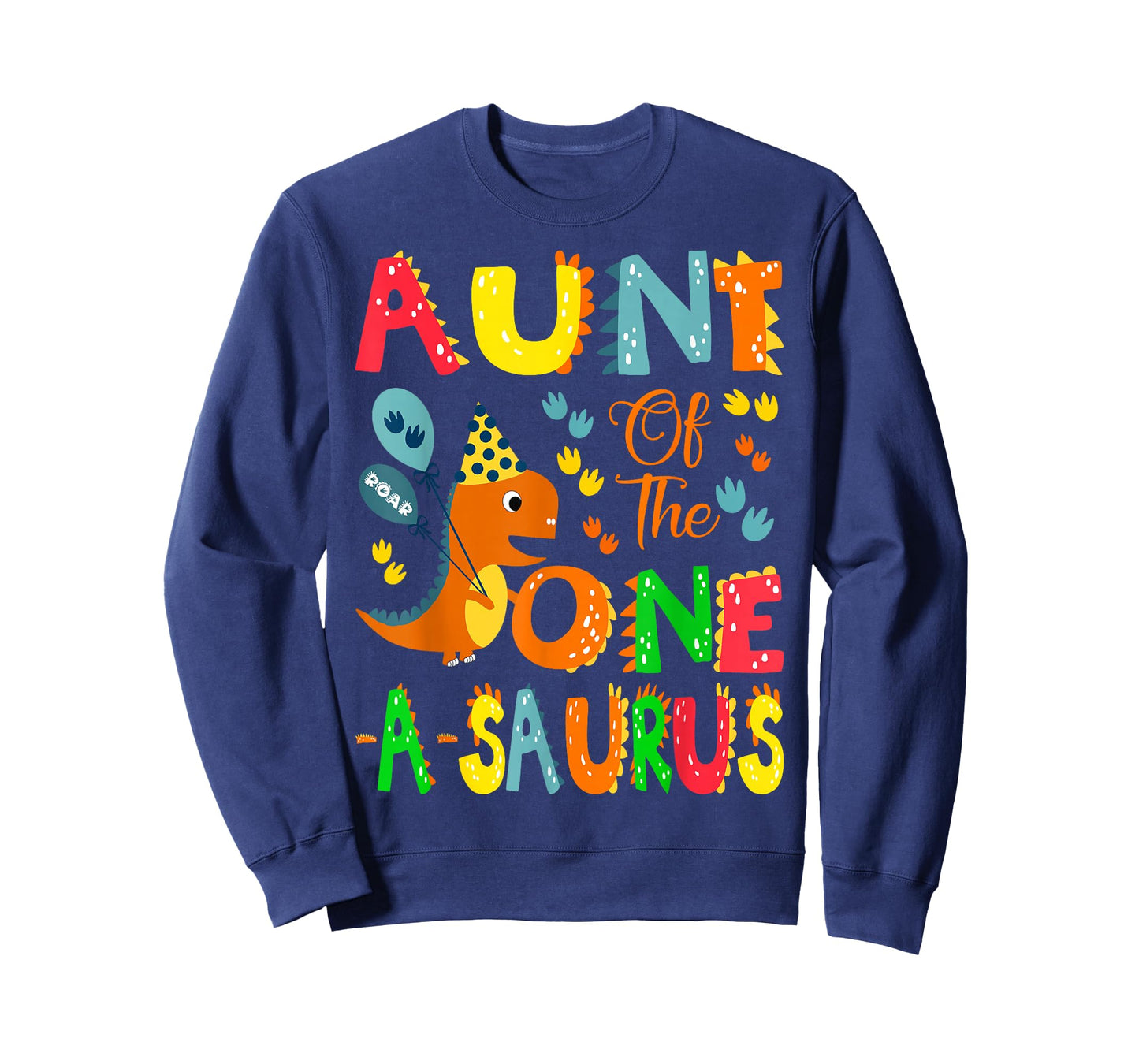 Aunt of The One-A-Saurus 1st Birthday Boy Dinosaur Lover T-Shirt