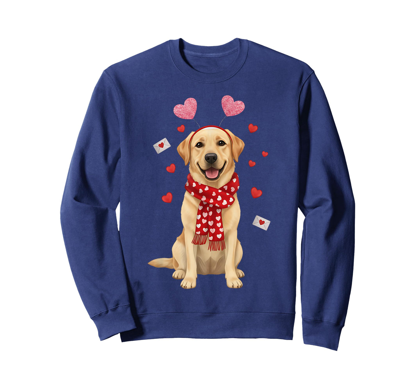 Cute Labrador Valentine’s Day Dog Mom, Funny Yellow Labrador T-Shirt