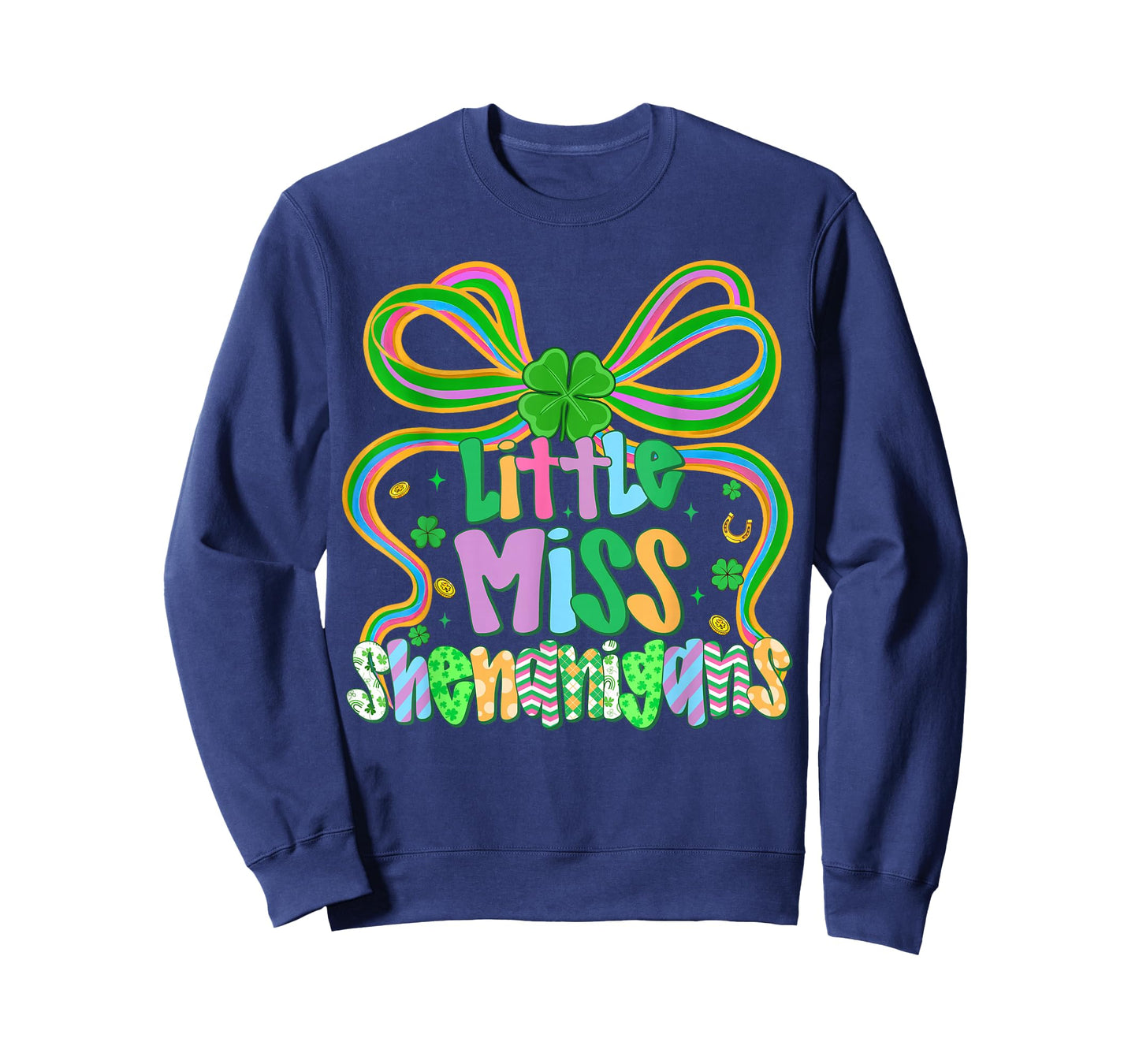 Little Miss Shenanigans St Patricks Day Shirts Girls Toddler T-Shirt