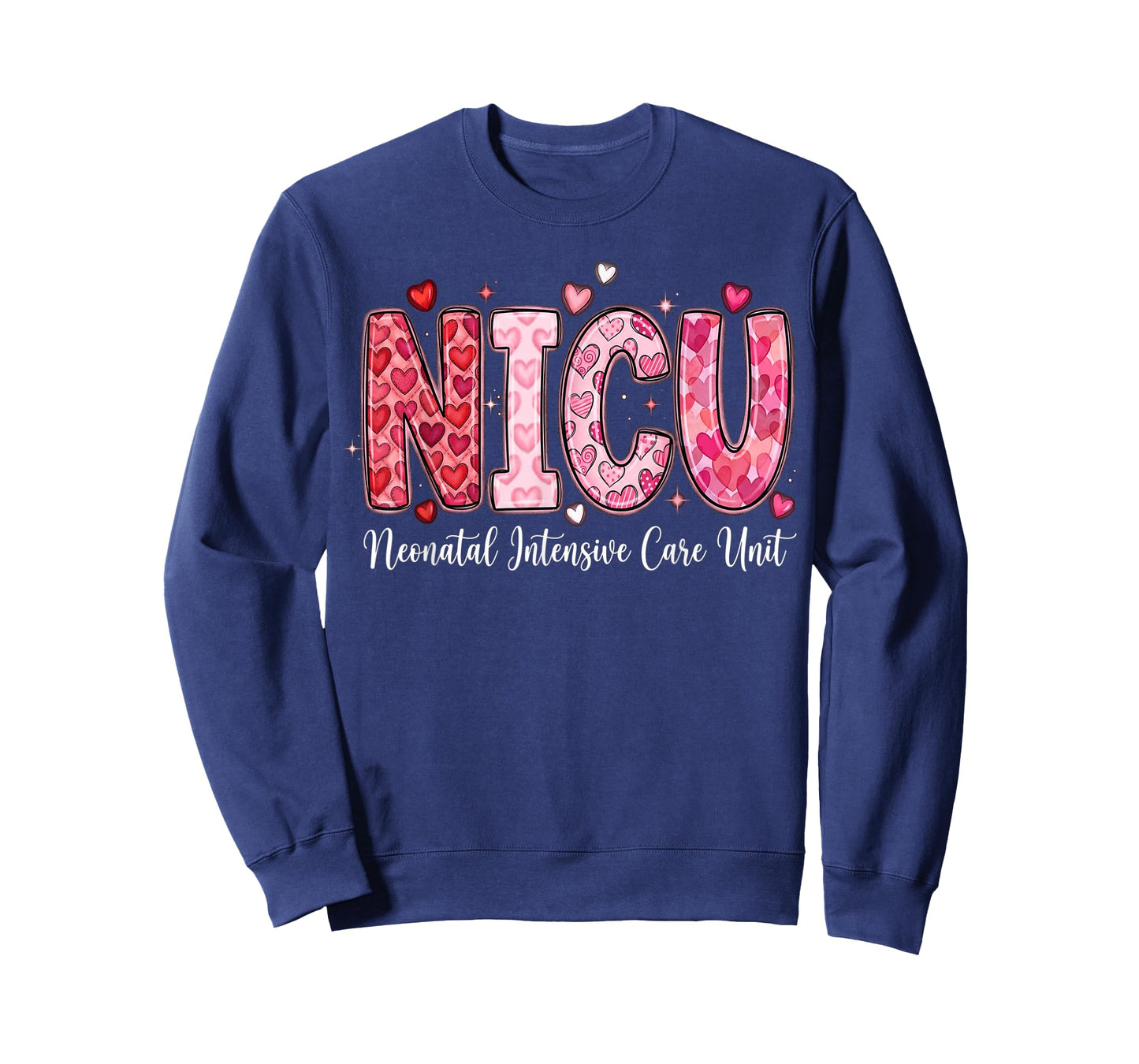 Happy Valentine Nurse NICU Valentines Shirt Nurses Heart T-Shirt