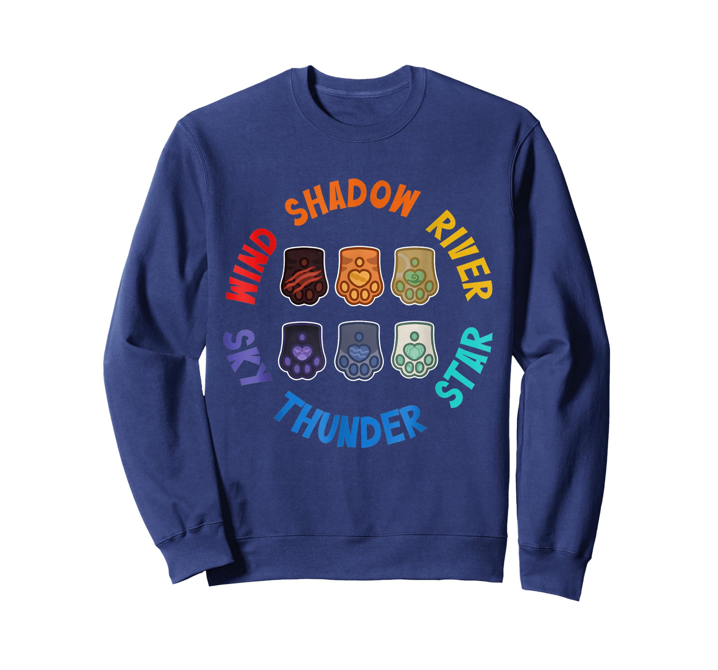 Wind Shadow River Star Thunder Sky Cat Feline,Fire Star Cat T-Shirt