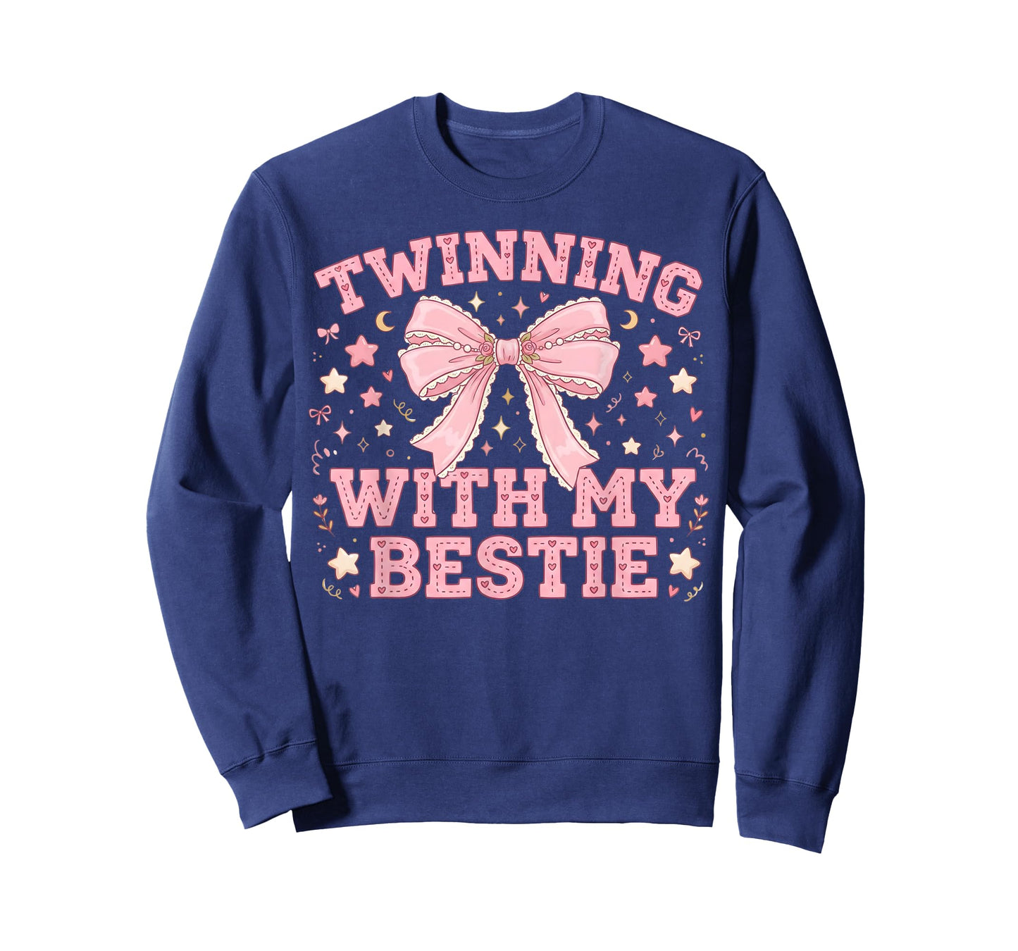 Twinning with My Bestie Spriit Week Matching Girls Cute T-Shirt