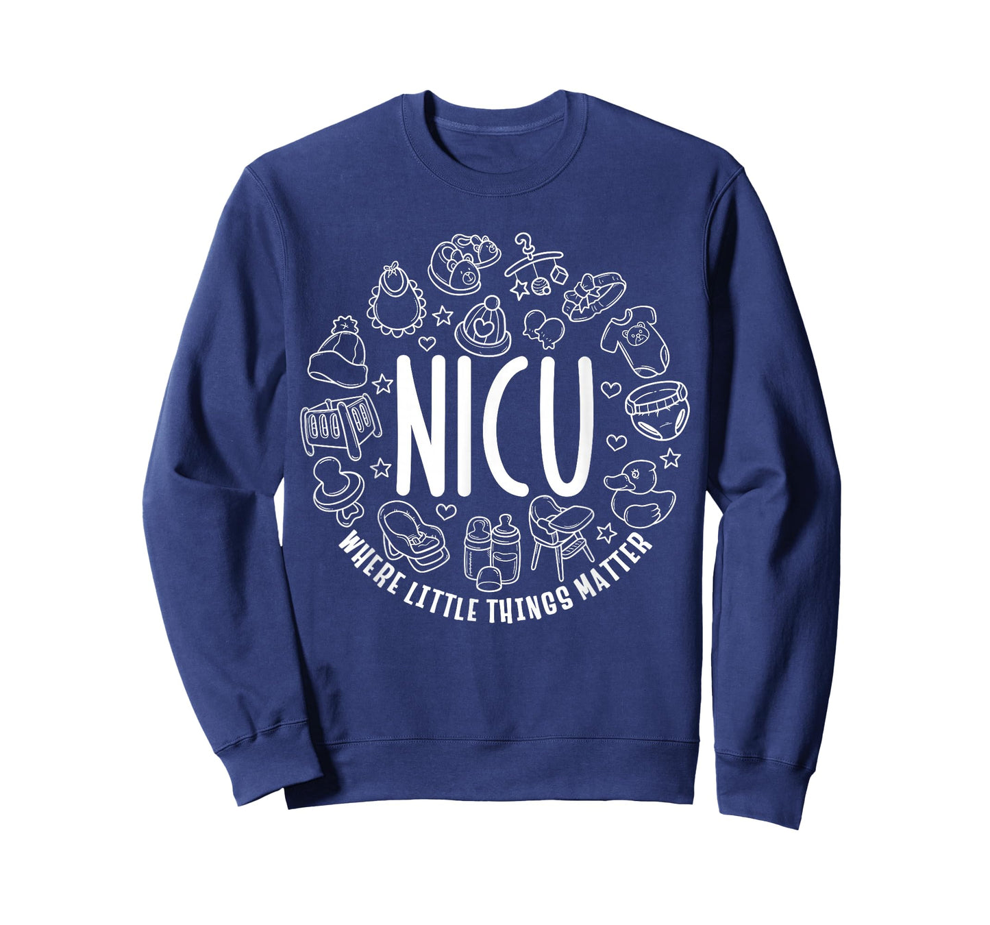 NICU Where Little Things Matter Nurse Gift Neonatal Nursing T-Shirt