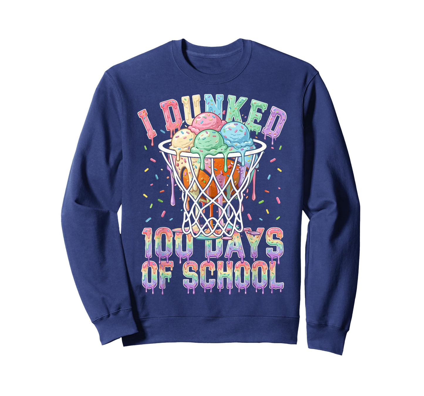 100 Days of School Basketball for Boys Kids 100th Day T-Shirt