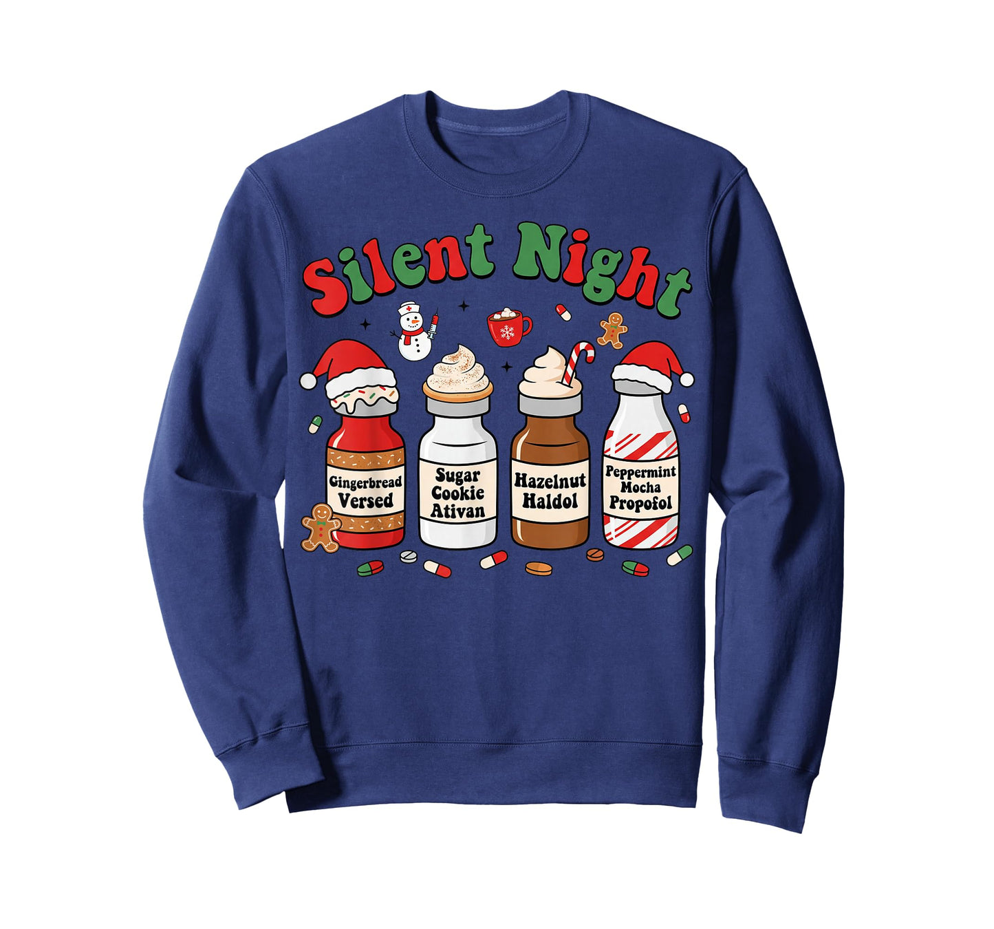 Funny Christmas Nurse Medical Christmas ICU nicu RN Nurse T-Shirt