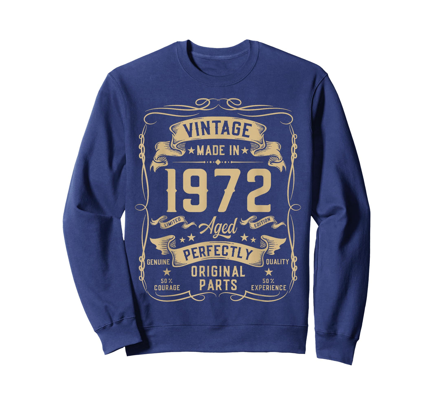 Vintage 1972 54yr 54th Birthday Gifts for Men 54 Years Old T-Shirt