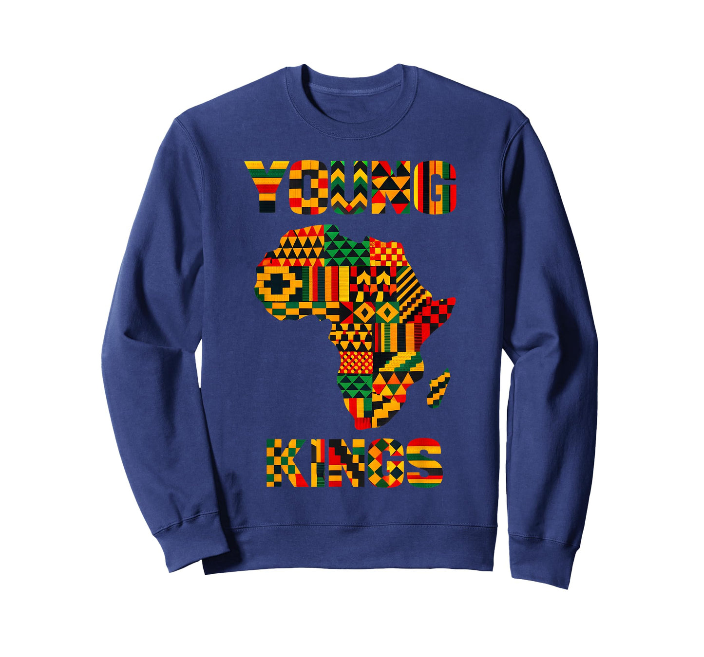 African Kente Art Men Boys Kids African American T-Shirt