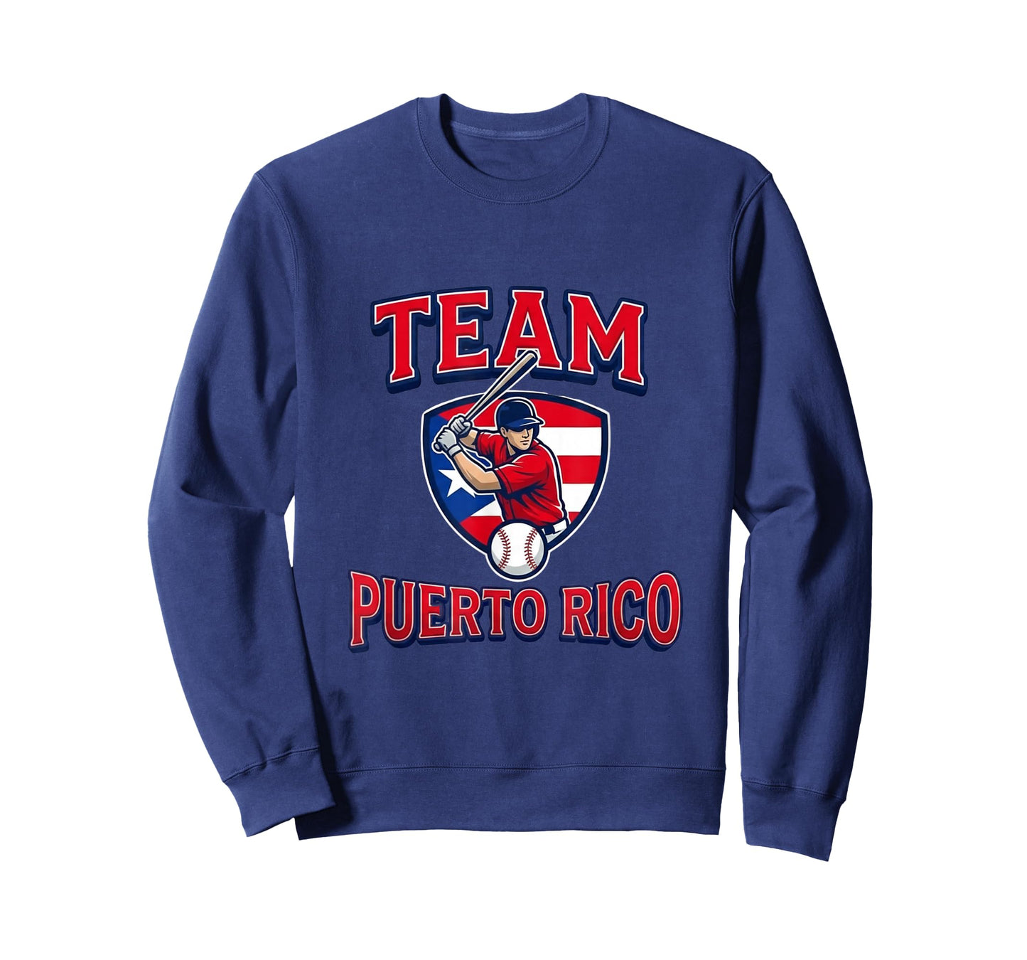 Team Puerto Rico Baseball Flag Patriotic T-Shirt