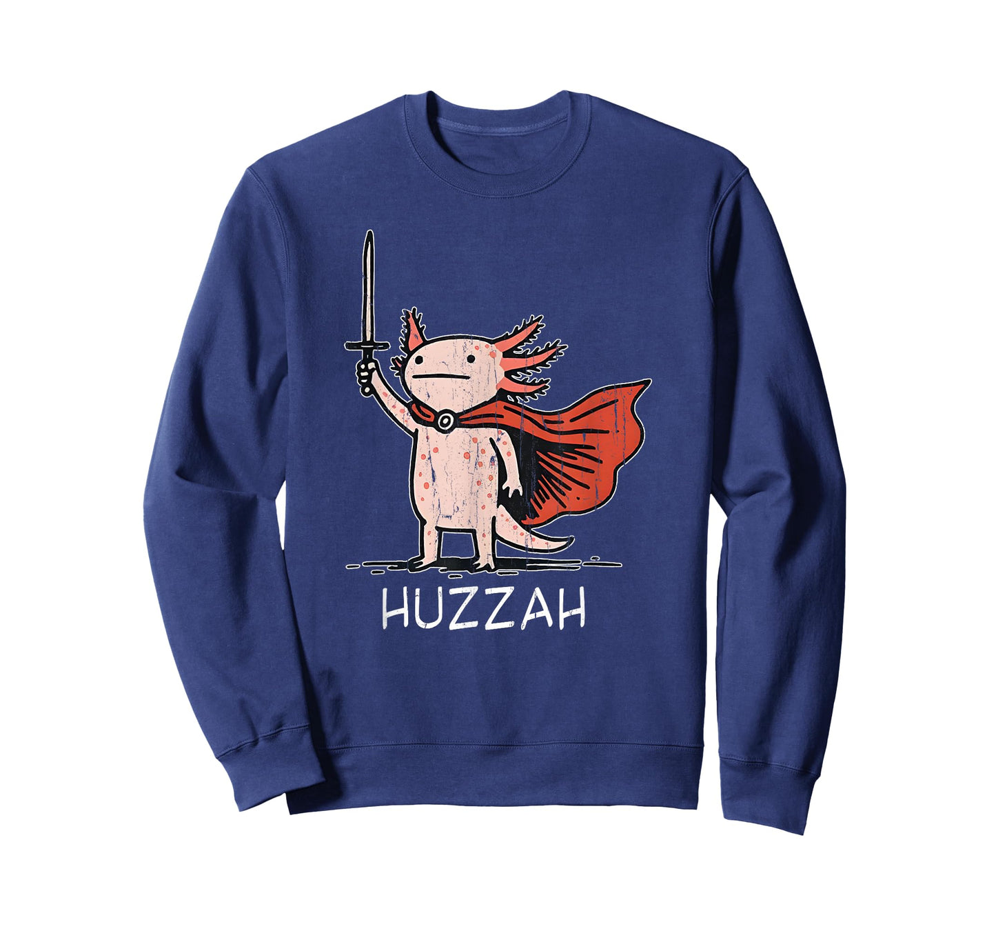 Huzzah Axolotl, Funny Axolotl Meme T-Shirt