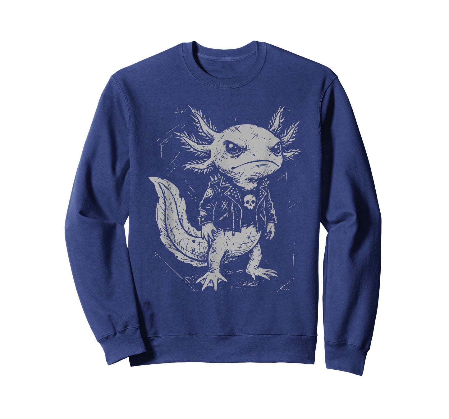 Goth Axolotl, Punk Gothic Merch, Women Girls Men Emo Grunge T-Shirt