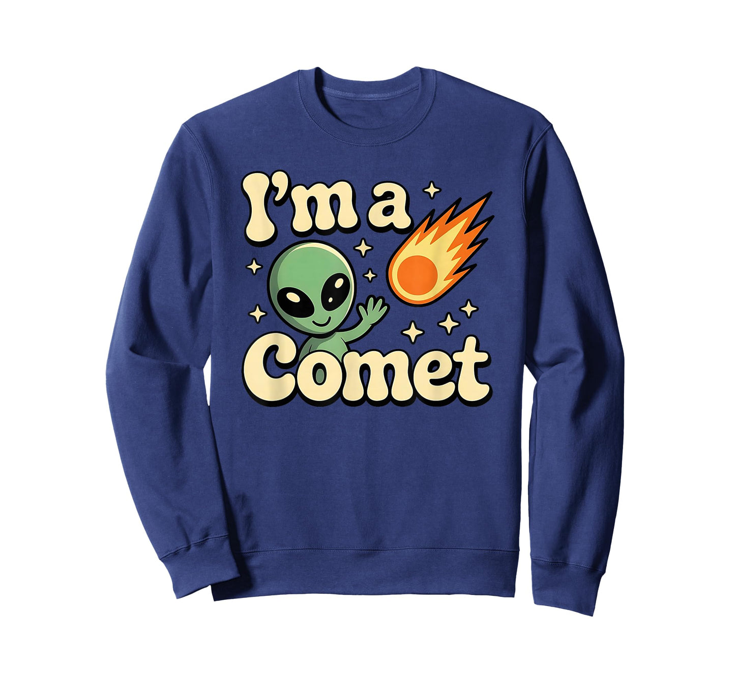 Cute Alien “I’m a Comet” Cosmic Funny 3I/Atlas Space Design T-Shirt