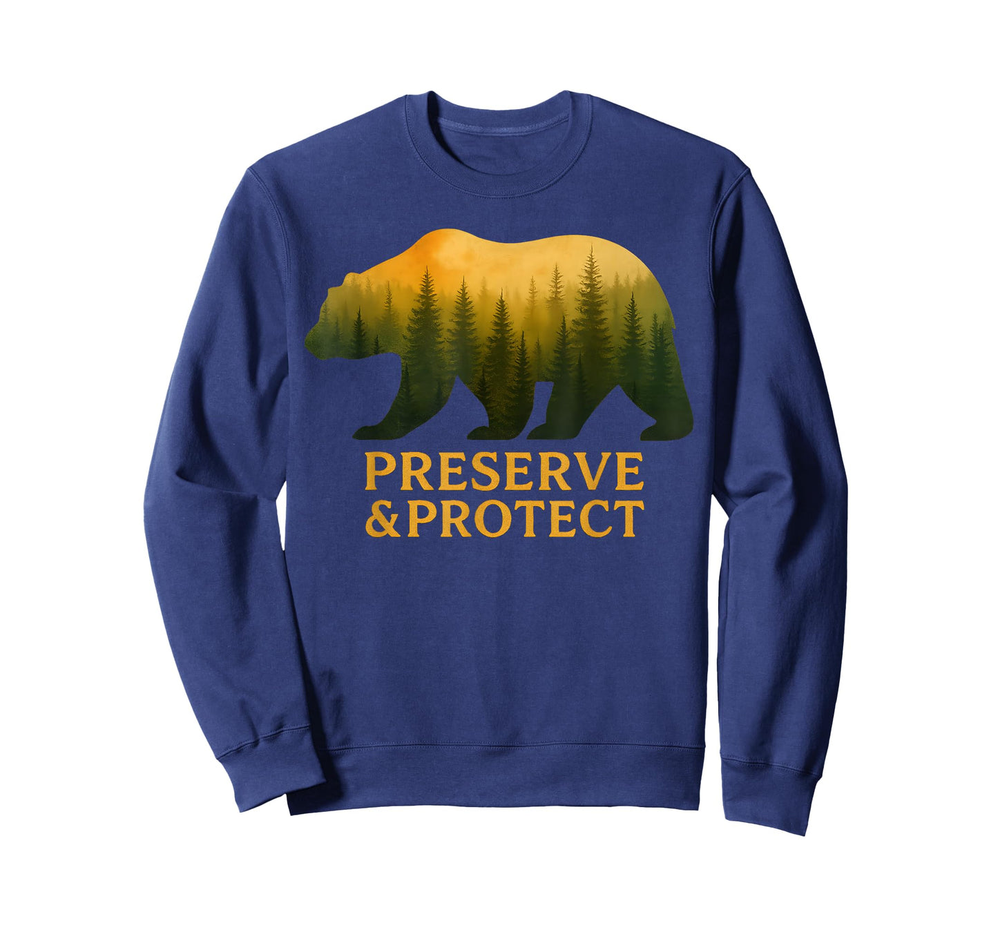 Preserve Protect Bear Forest Wildlife Nature Gifts T-Shirt