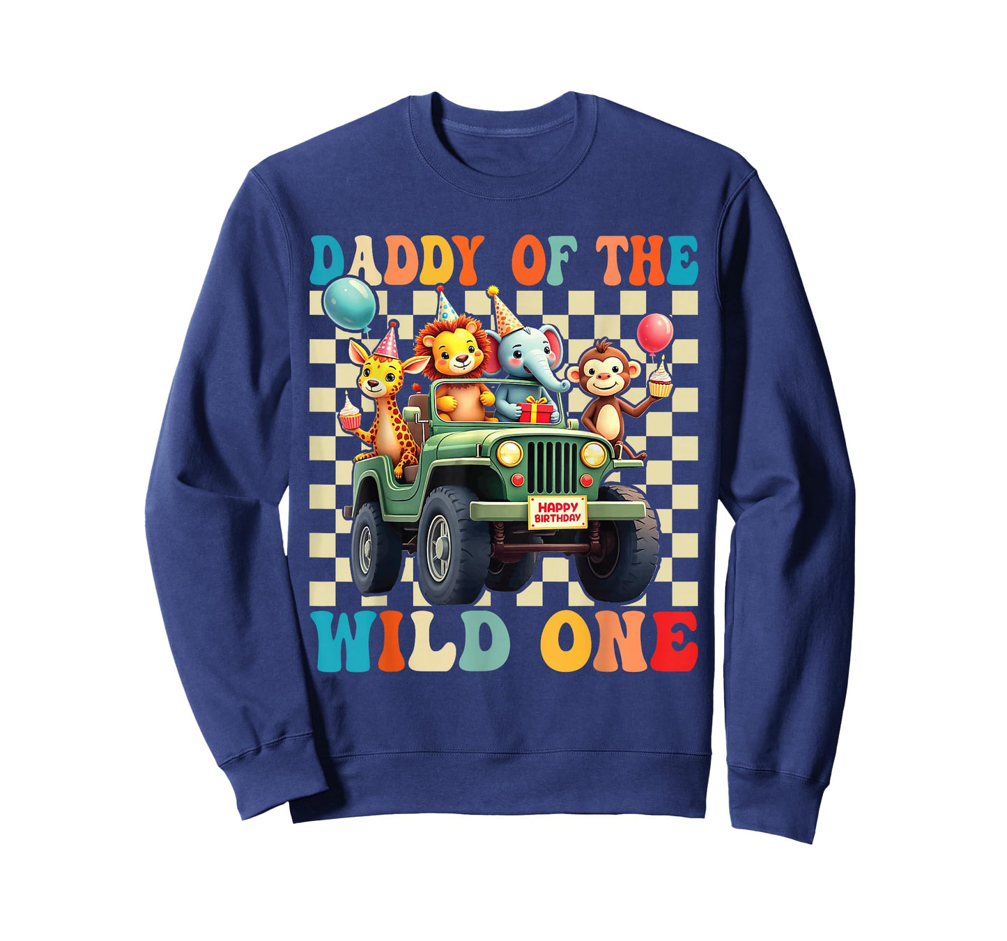 Daddy of The Wild One 1st Birthday Safari Jungle Animals T-Shirt