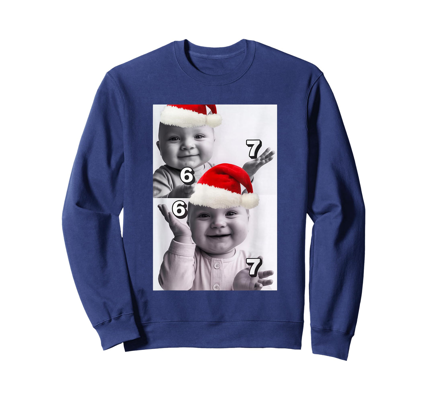 Niche Baby gen z Meme ai Viral Giggling Laughing 67 Meme T-Shirt