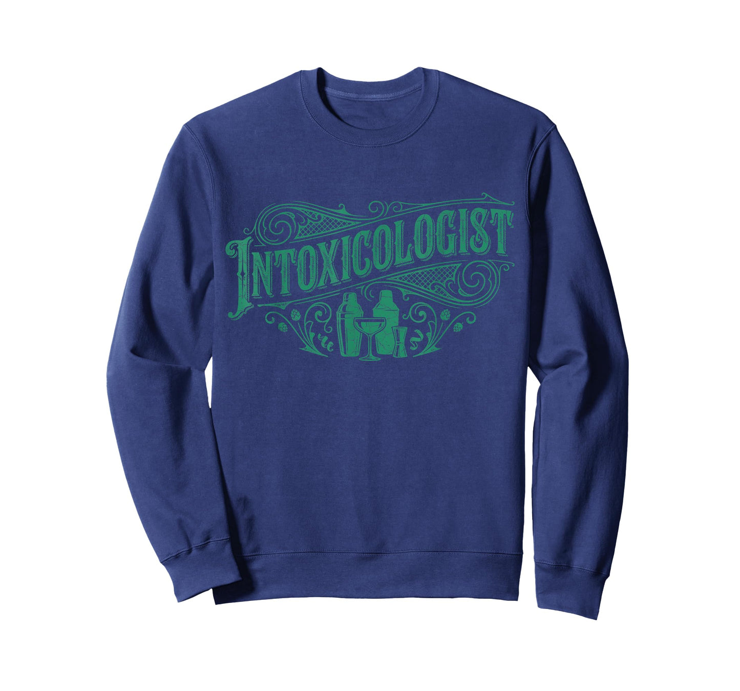 Funny Retro Intoxicologist Cocktail Lover Bartender Vintage T-Shirt