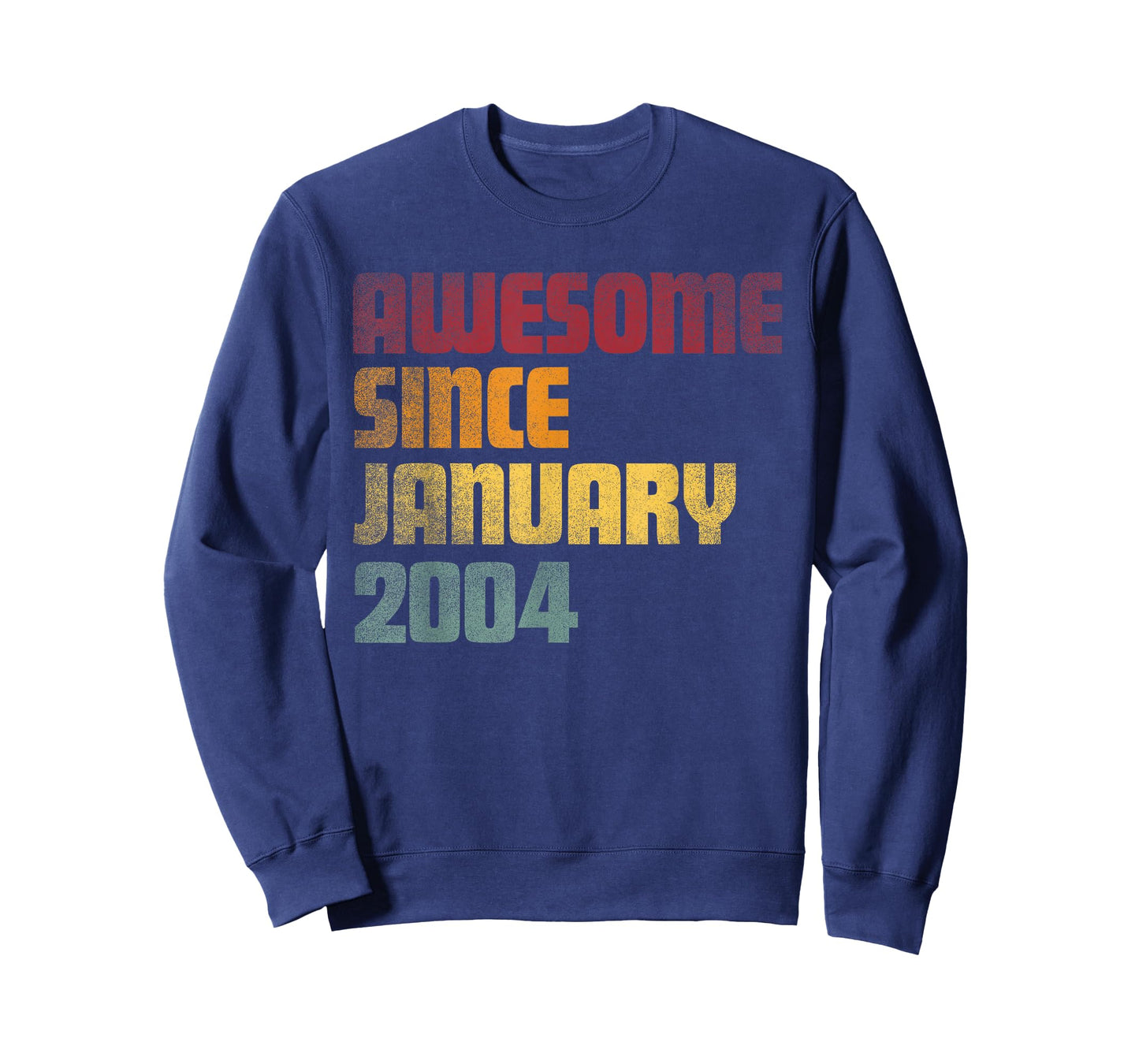 Awesome Since January 2004 22nd Birthday - Vintage T-Shirt