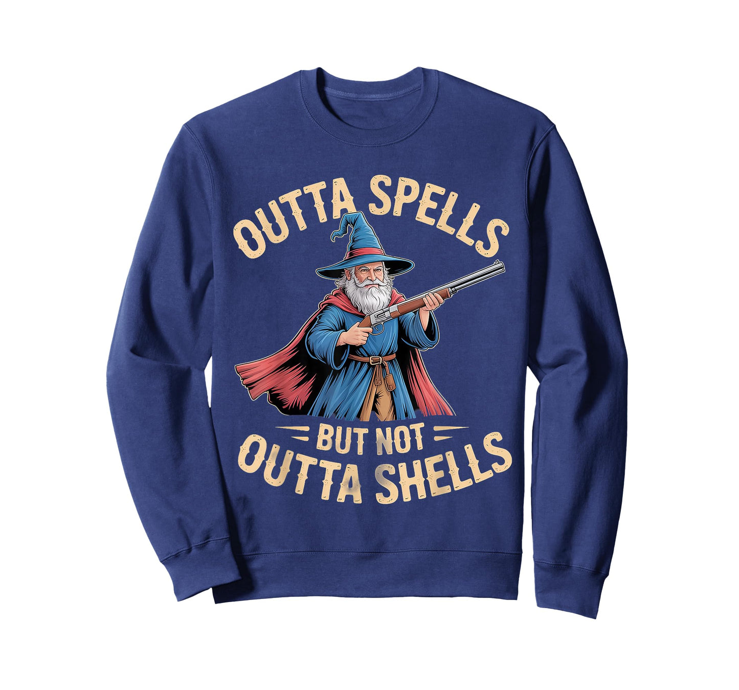 Outta Spells But Not Outta Shells Funny Fantasy T-Shirt