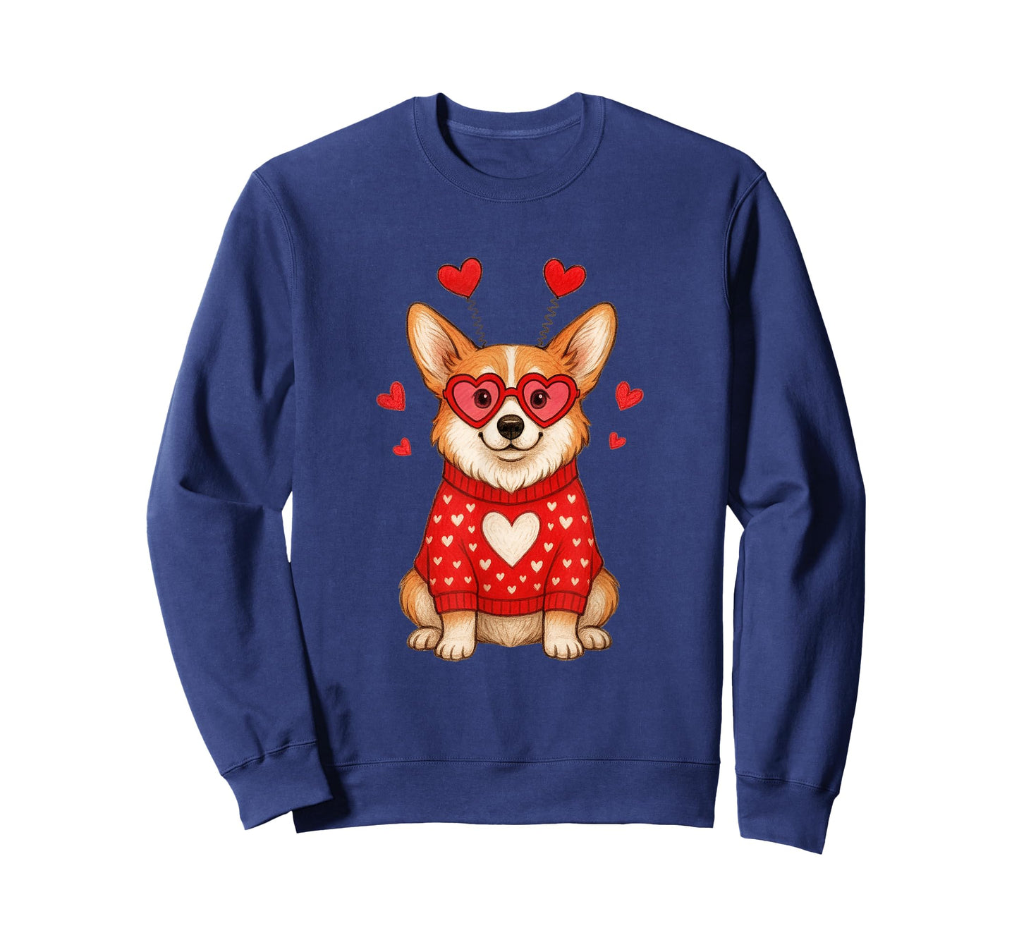 Cute Valentine Dog for Love Couples: Corgi T-Shirt