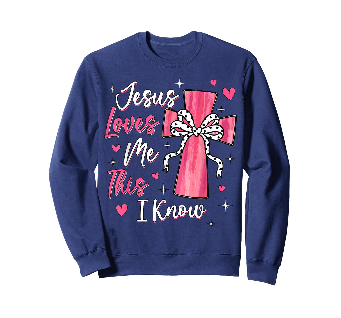 Jesus Loves Me This I Know God Religious Christian Valentine T-Shirt