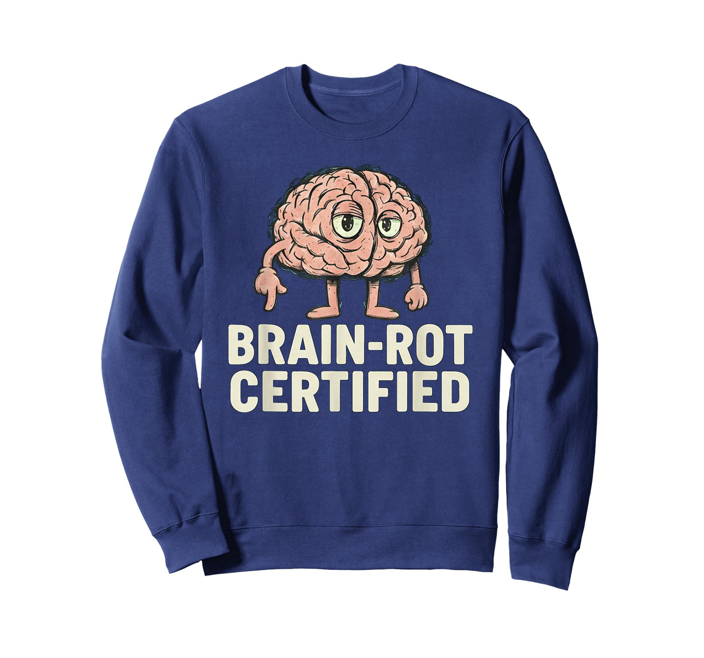 Brain-Rot Certified Funny Gamer Hilarious Meme Gift T-Shirt