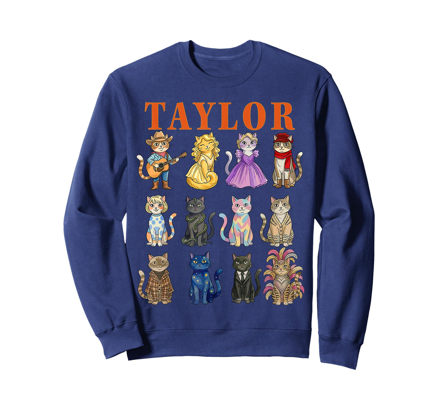 Taylor Groovy Name Cat 80's Vintage Birthday Girls T-Shirt