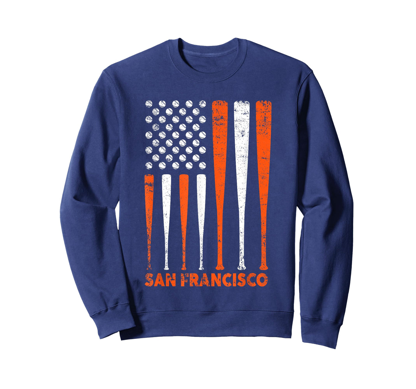 San Francisco Flag Vintage Baseball Gift for Men Women Kids T-Shirt
