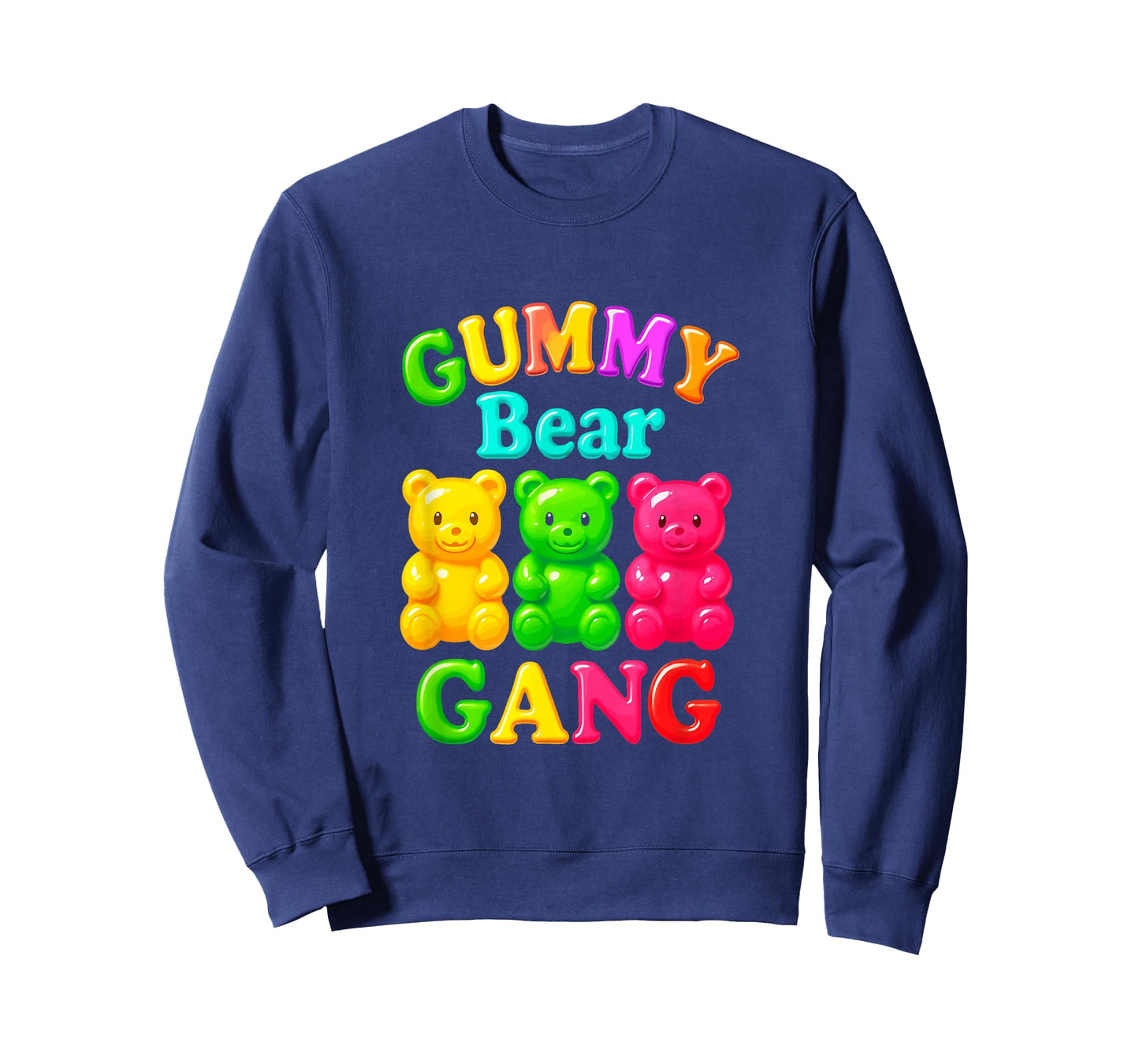 Gummy Bear Gang Funny Candy Lovers Girls Kid Squad Team T-Shirt