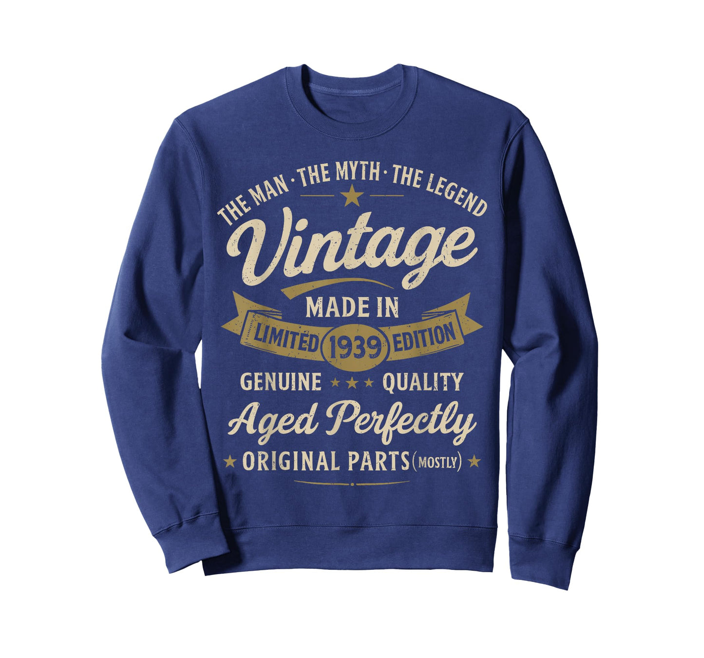 87th Birthday Gift Vintage 1939 Men Funny 87 Years Old 1939 T-Shirt
