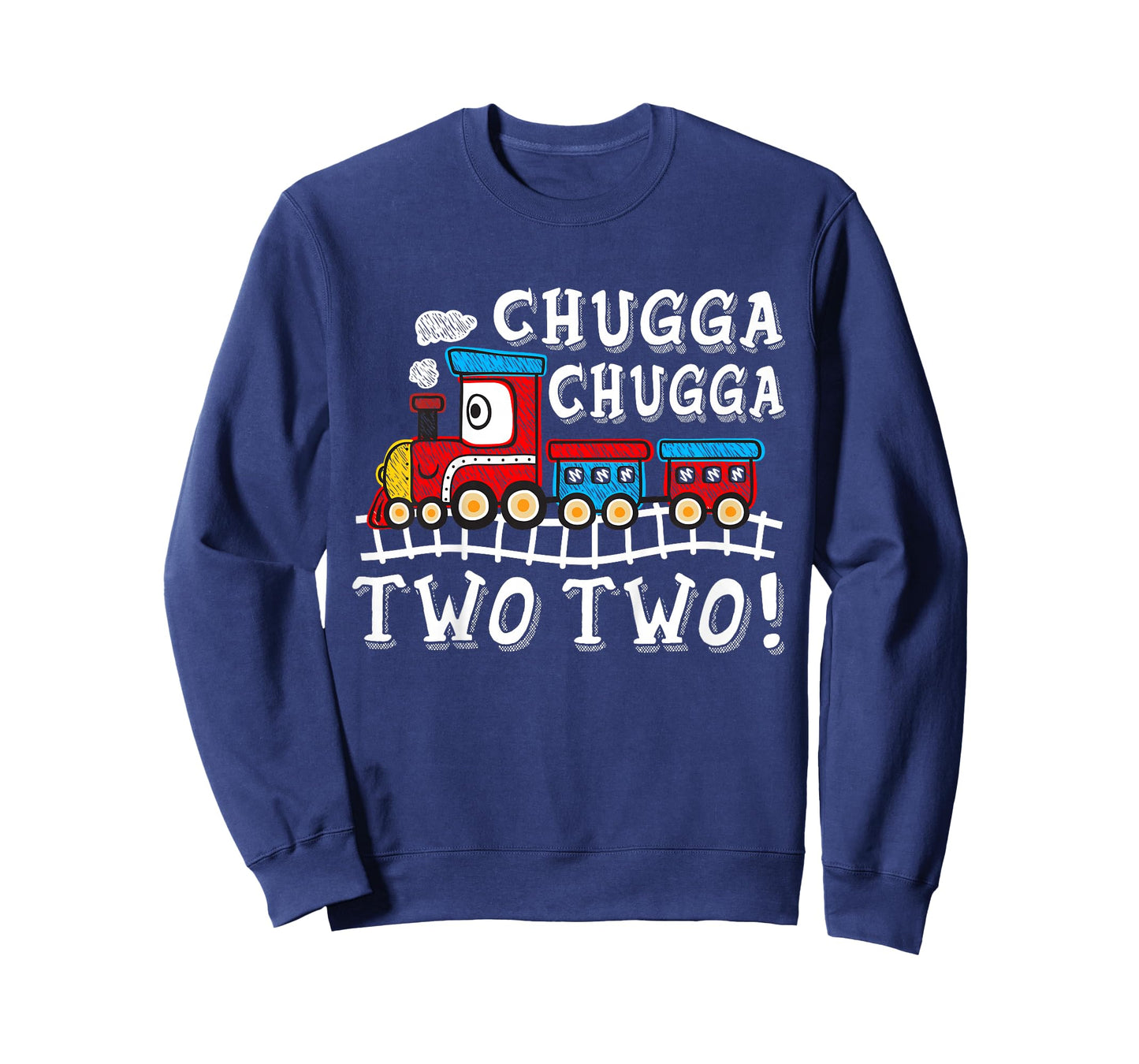 2nd Birthday Boy Train Chugga Chugga Two Two Toddler T-Shirt