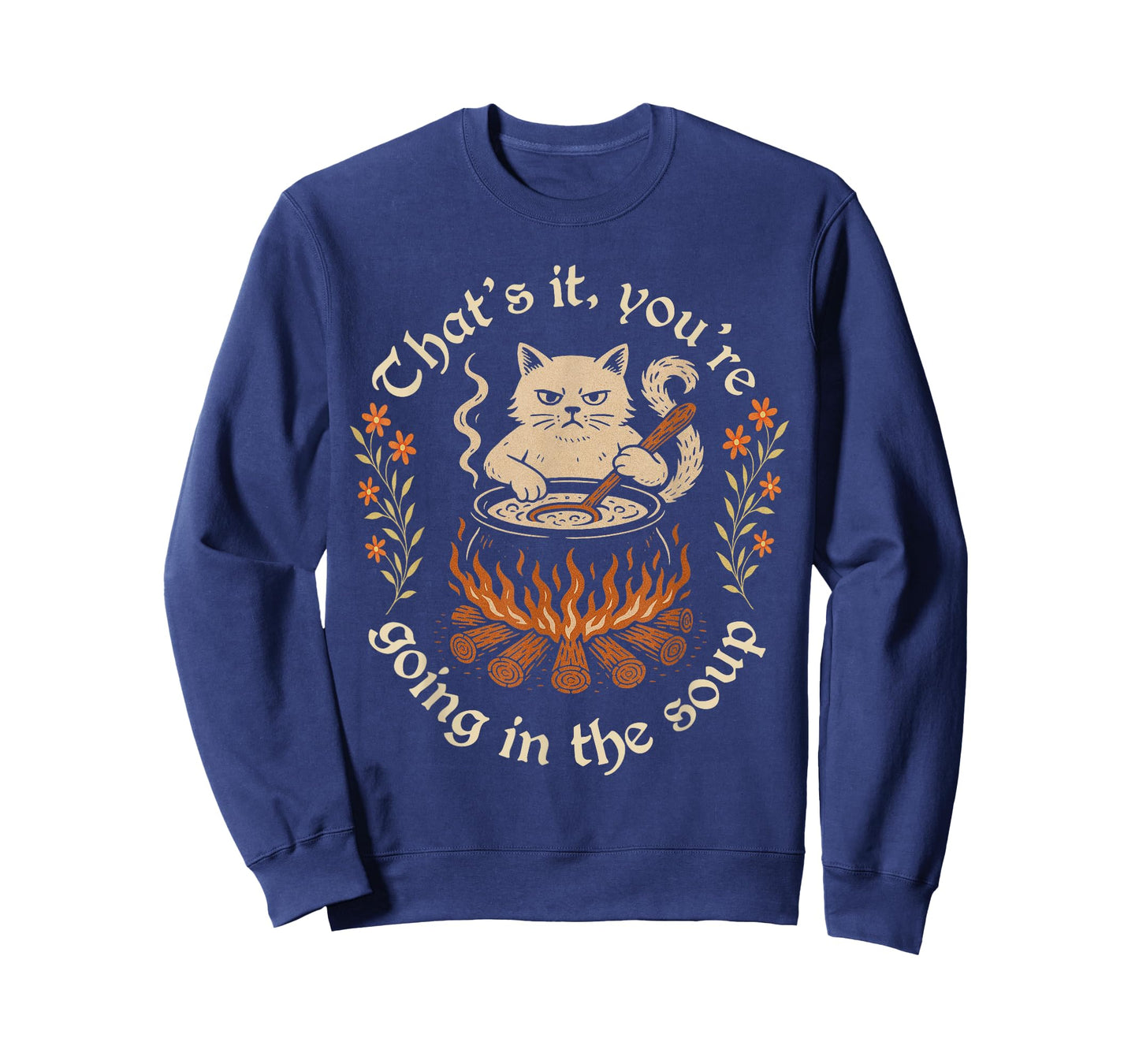 That's It You're Going in The Soup Funny Cat Wizard Meme T-Shirt