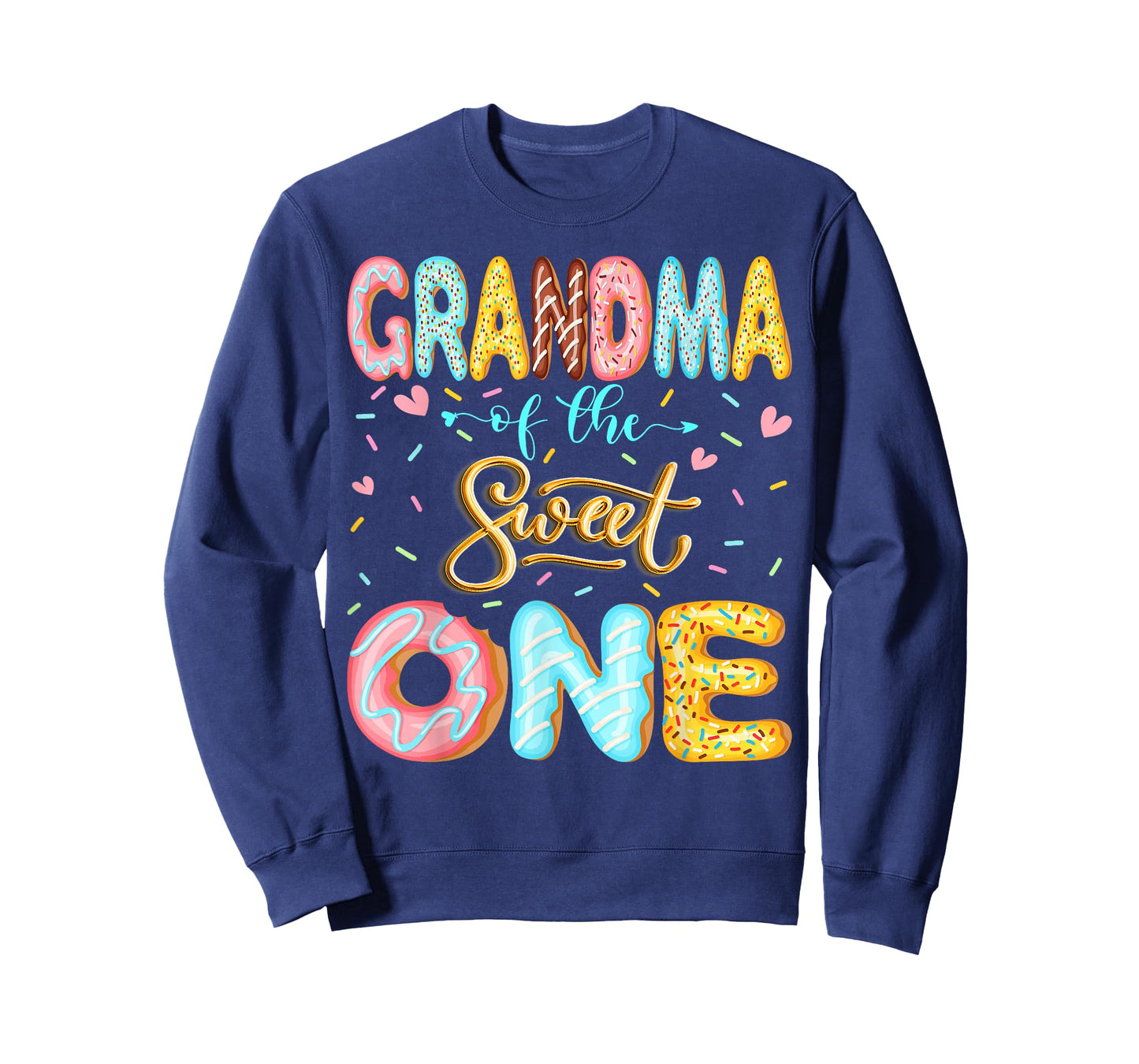 Grandma of The Sweet One 1st Birthday Girl Donut Lover T-Shirt