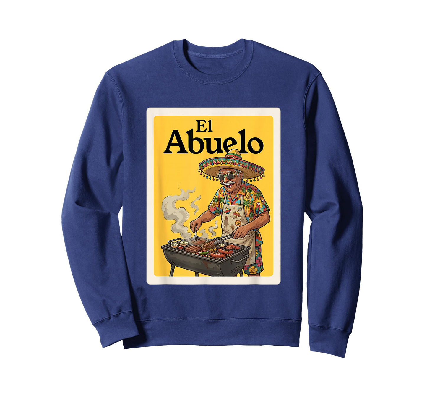 El Abuelo Parrillero Mexican Grandpa Grill T-Shirt
