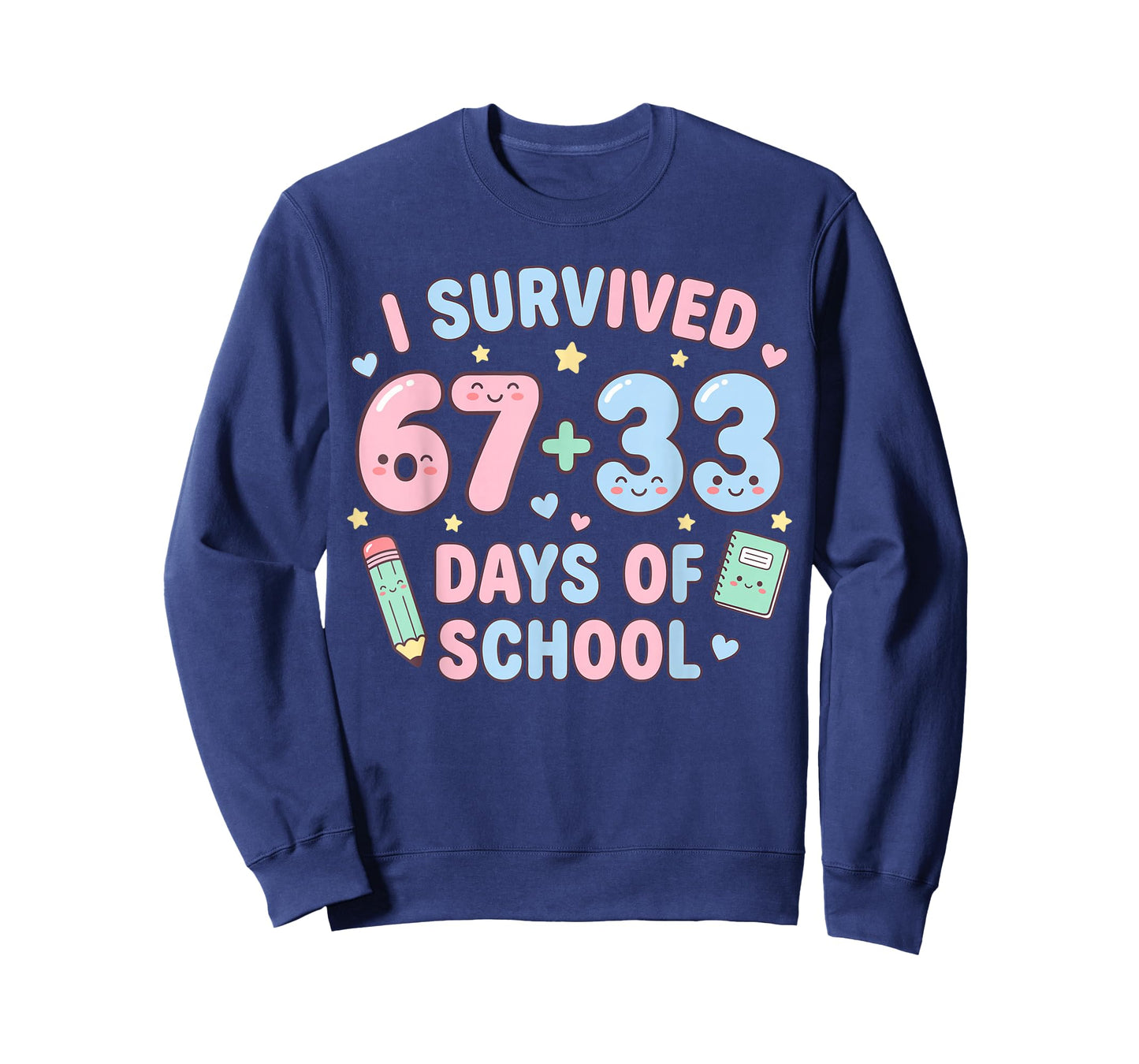 I Survived 100th Days of School Math Teacher Kids T-Shirt
